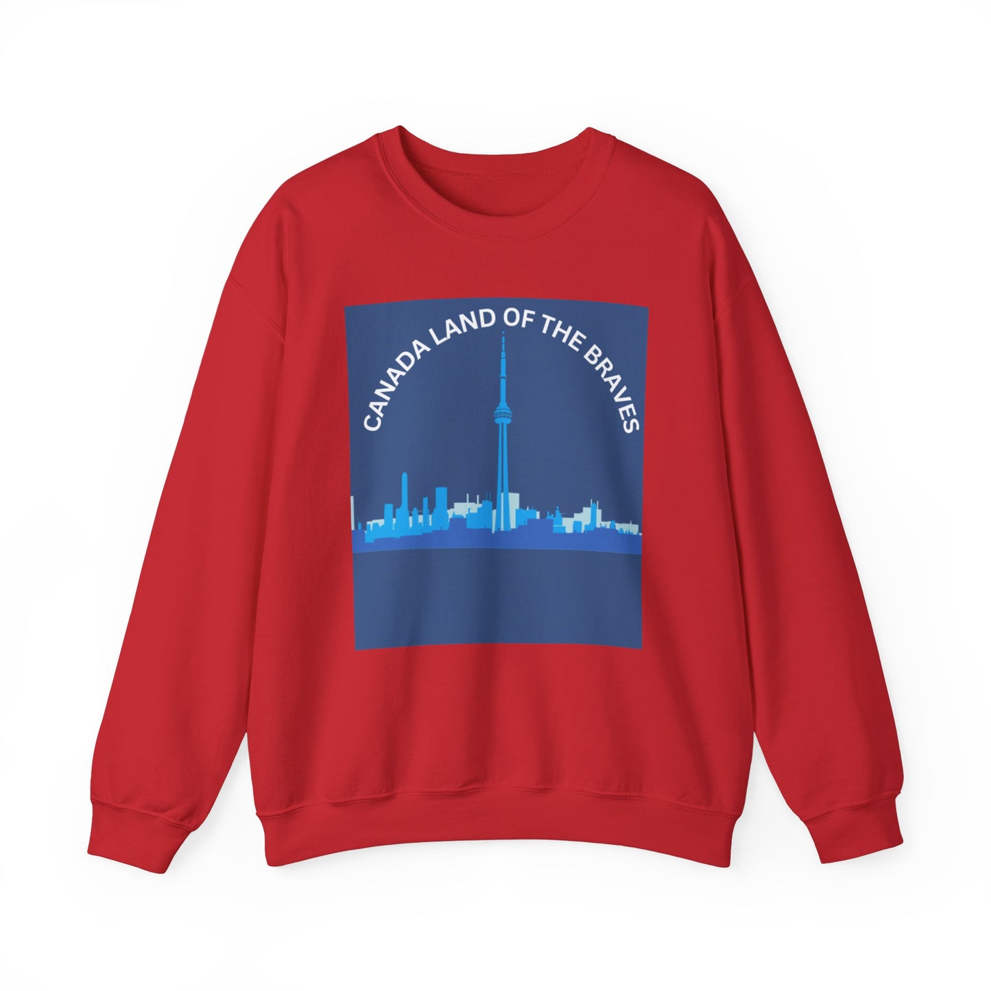 Canada Land of the Braves Crewneck Sweatshirt - Unisex Heavy Blend™