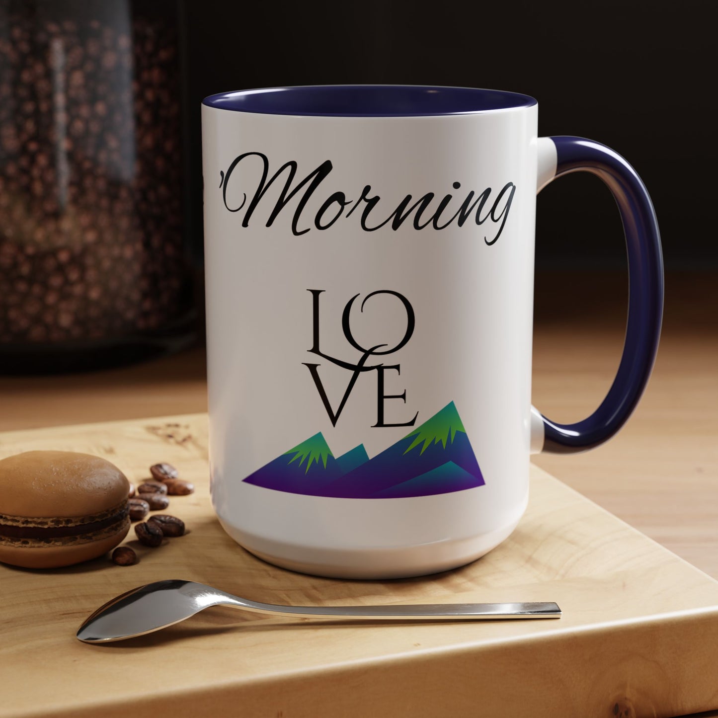 ‘MORNING LOVE’ Accent Coffee Mug (11, 15oz)