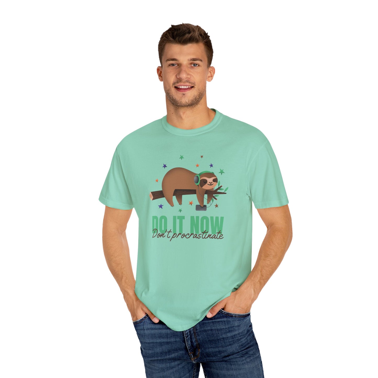 ‘Do it Now’ Unisex Garment-Dyed T-shirt