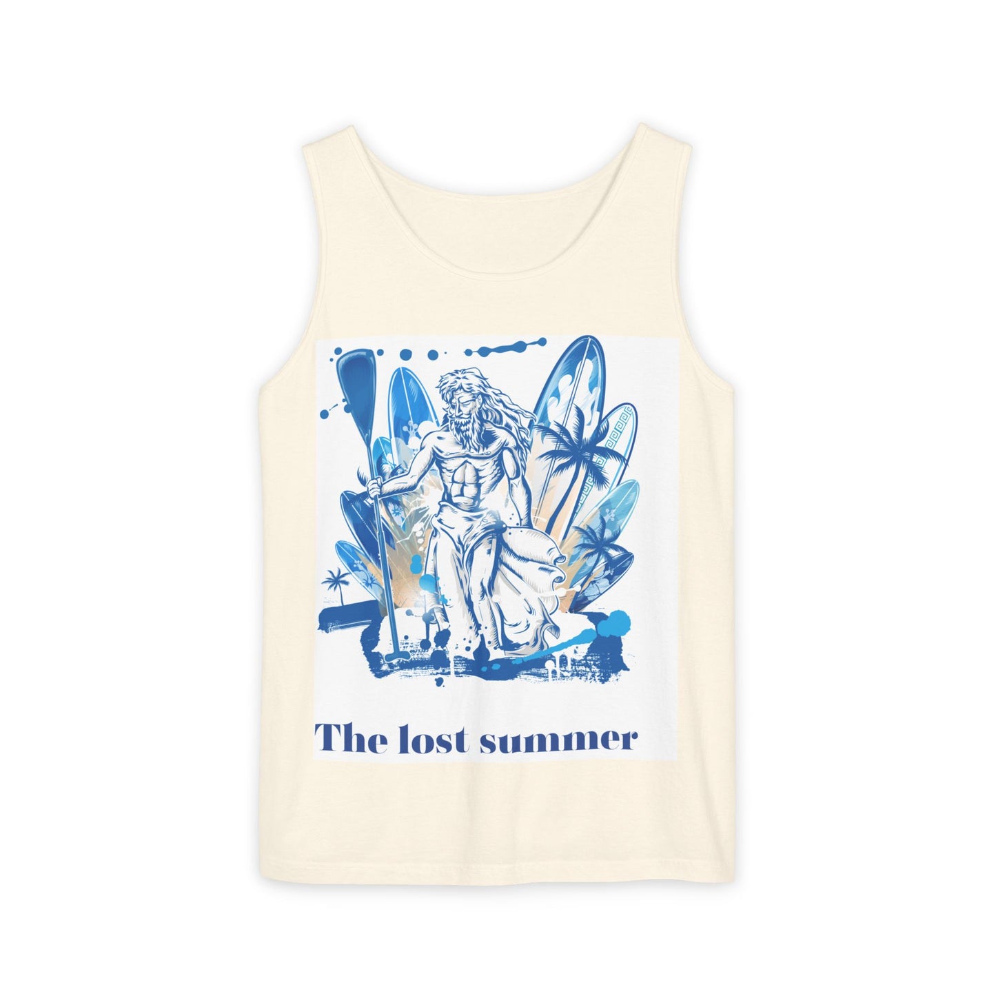 Lost Summer Unisex Tank Top, Beach Wear, Summer Vibes, Casual Top, Vacation Apparel, Gift for Friends