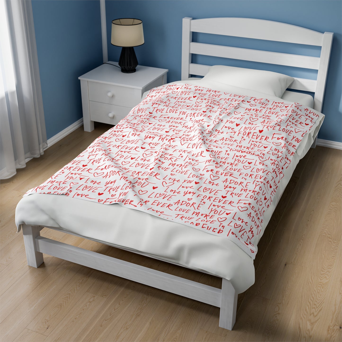 ‘True Love’ Velvet Plush Blanket
