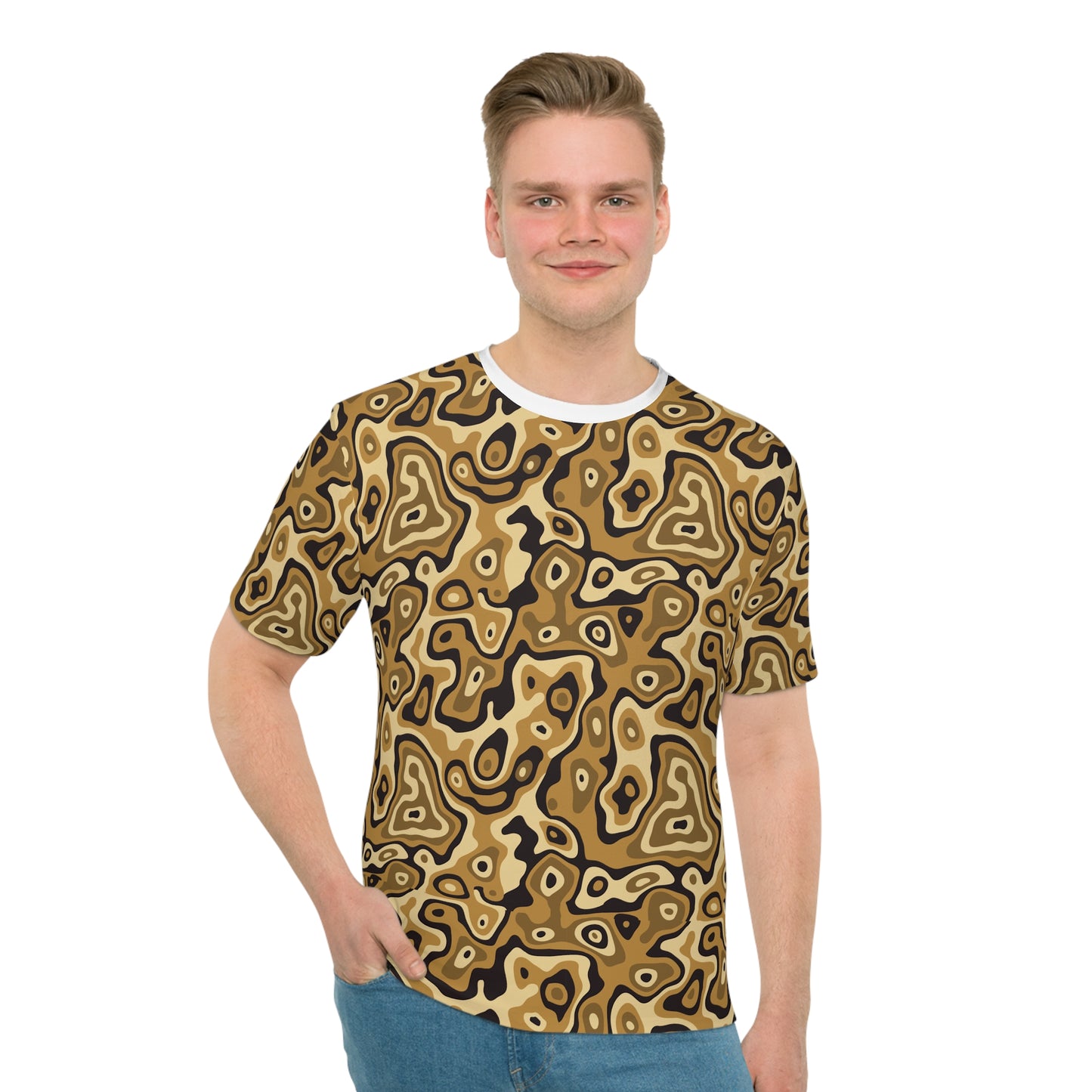 ‘BLACK& NEUTRAL’ PRINT Men's Loose T-shirt (AOP)