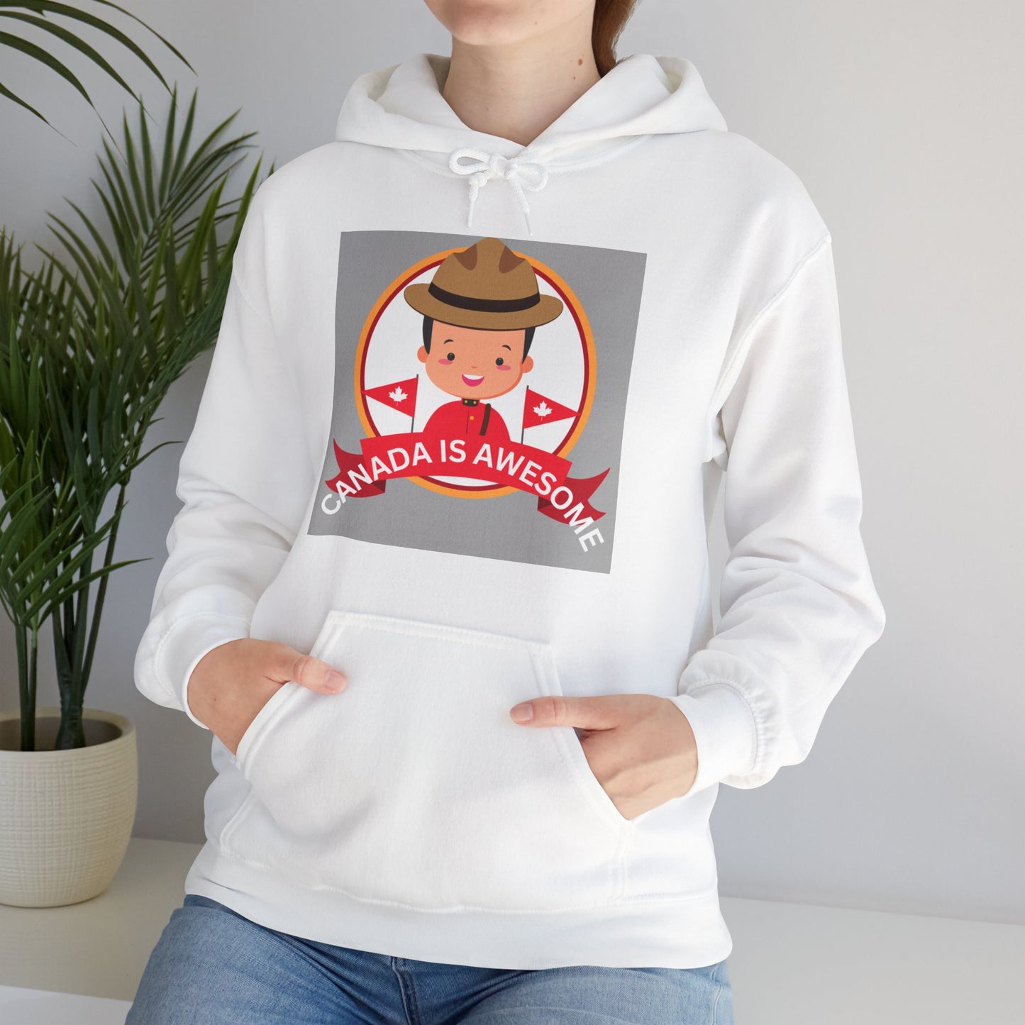 Canada Is Awesome Hoodie - Unisex Heavy Blend™ Sweatshirt for Comfort and Style