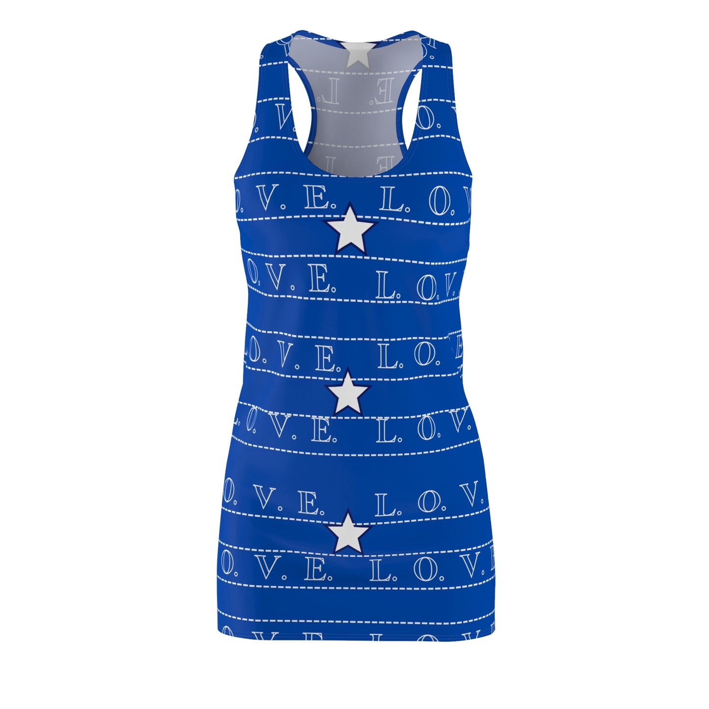 Women's Cut & Sew Racerback Dress (AOP)