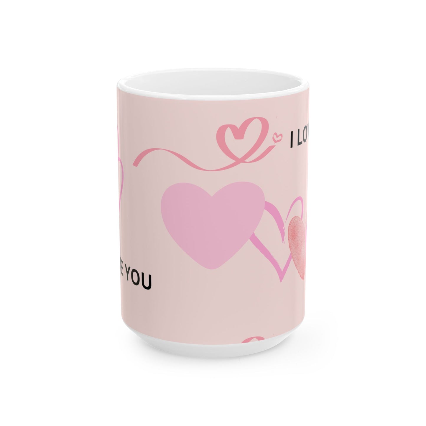‘I Love You’ Ceramic Mug, (11oz, 15oz)