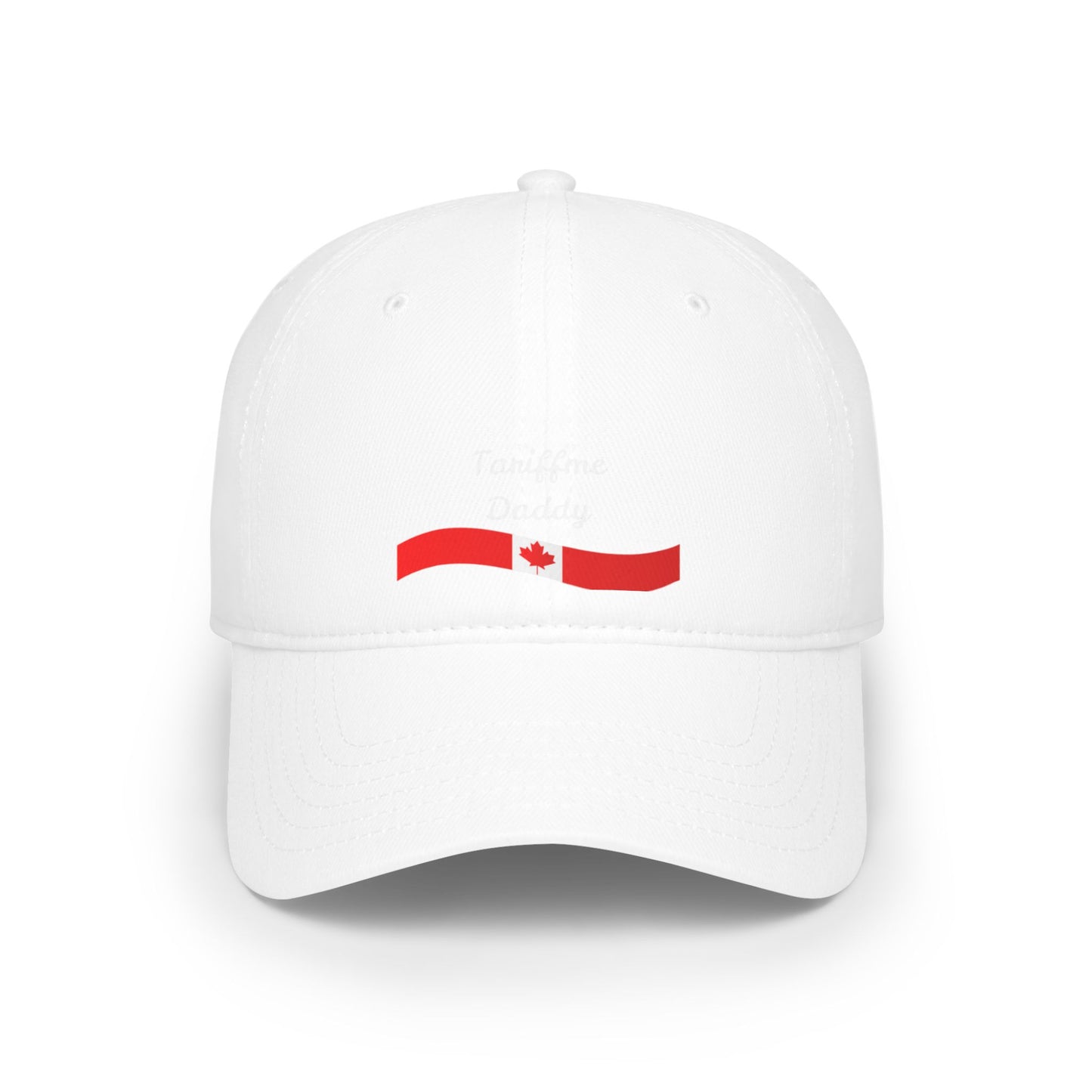Tarnifme Daddy Low Profile Baseball Cap - Stylish Black Hat for Proud Canadian Dads