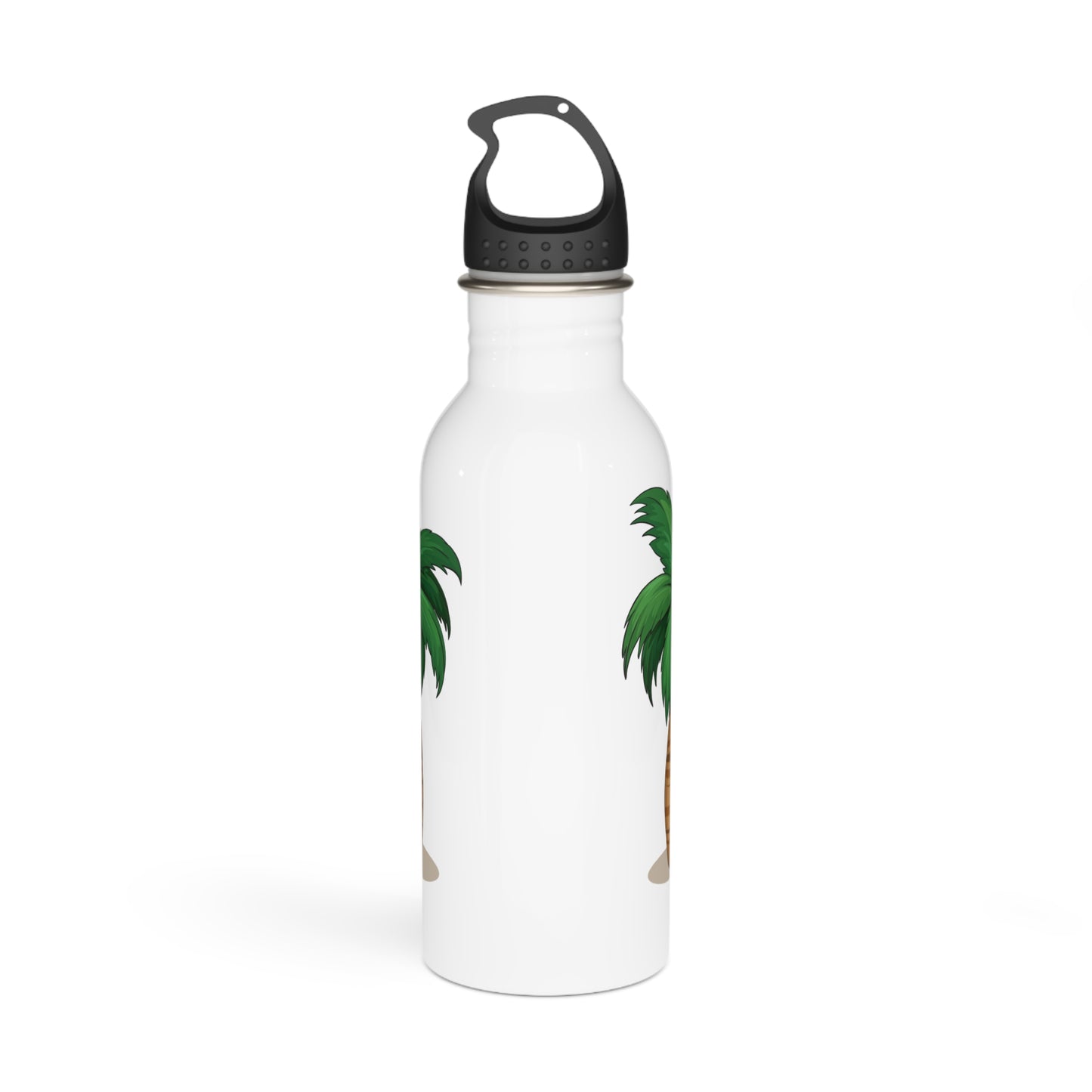 Tropical Paradise Water Bottle, Eco-Friendly Hydration, Summer Travel Accessory, Gift for Beach Lovers, Fitness Companion