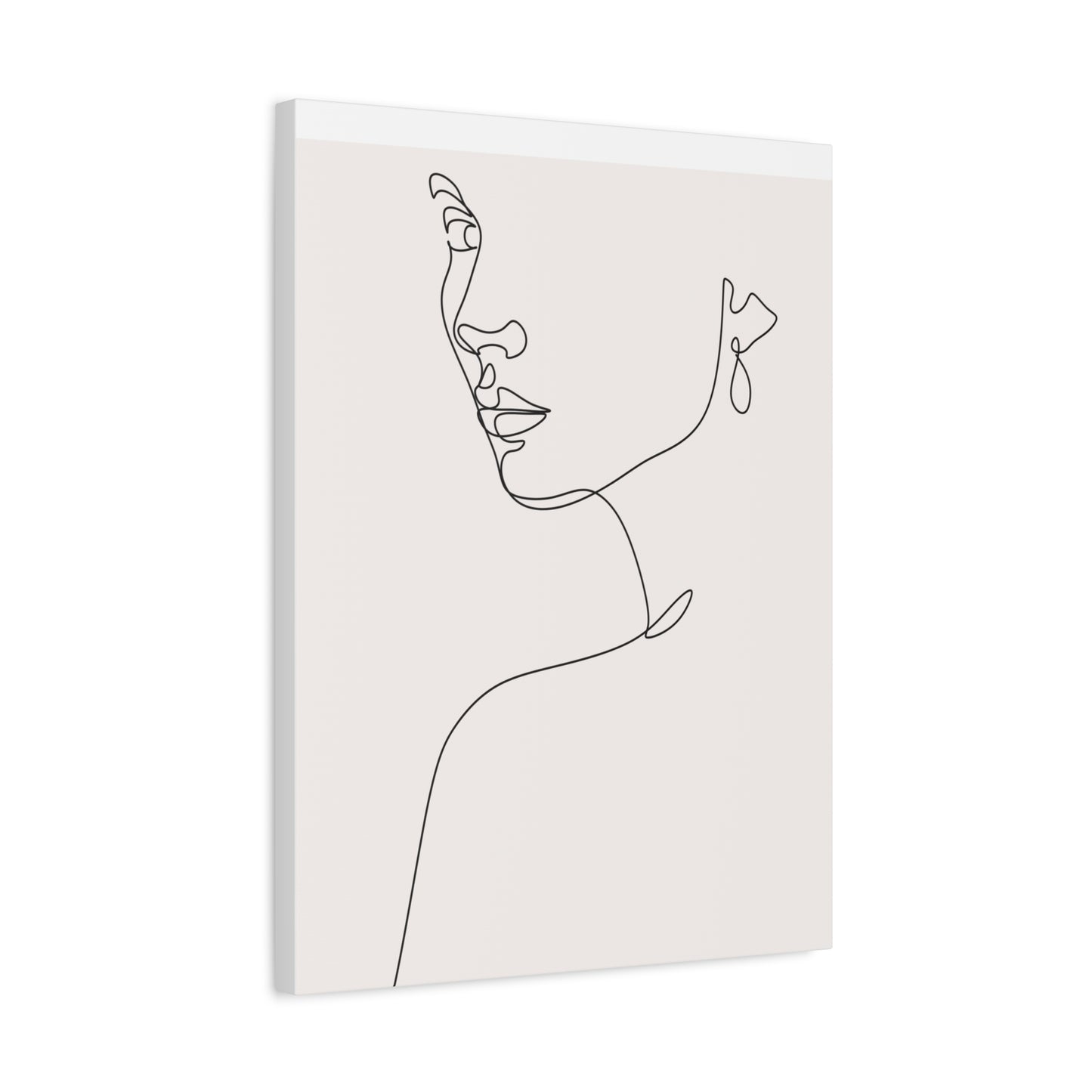 ‘Line Art’ Matte Canvas, Stretched, 1.25"