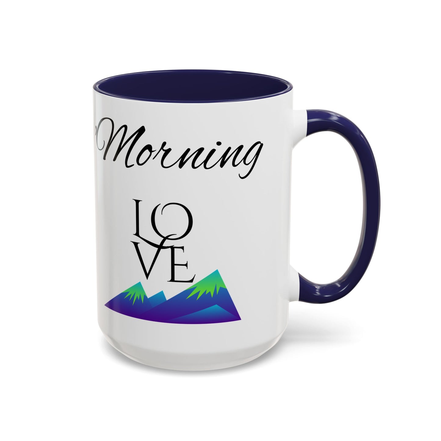 ‘MORNING LOVE’ Accent Coffee Mug (11, 15oz)