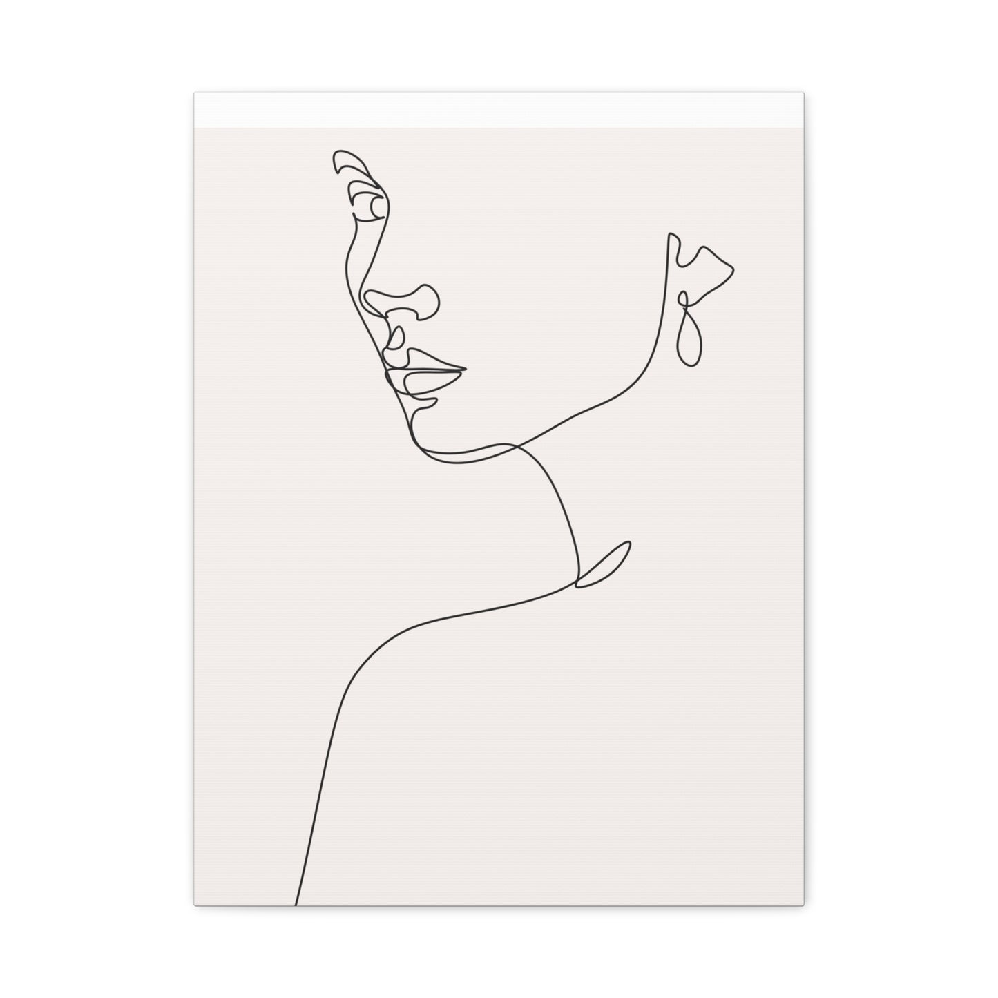 ‘Line Art’ Matte Canvas, Stretched, 1.25"