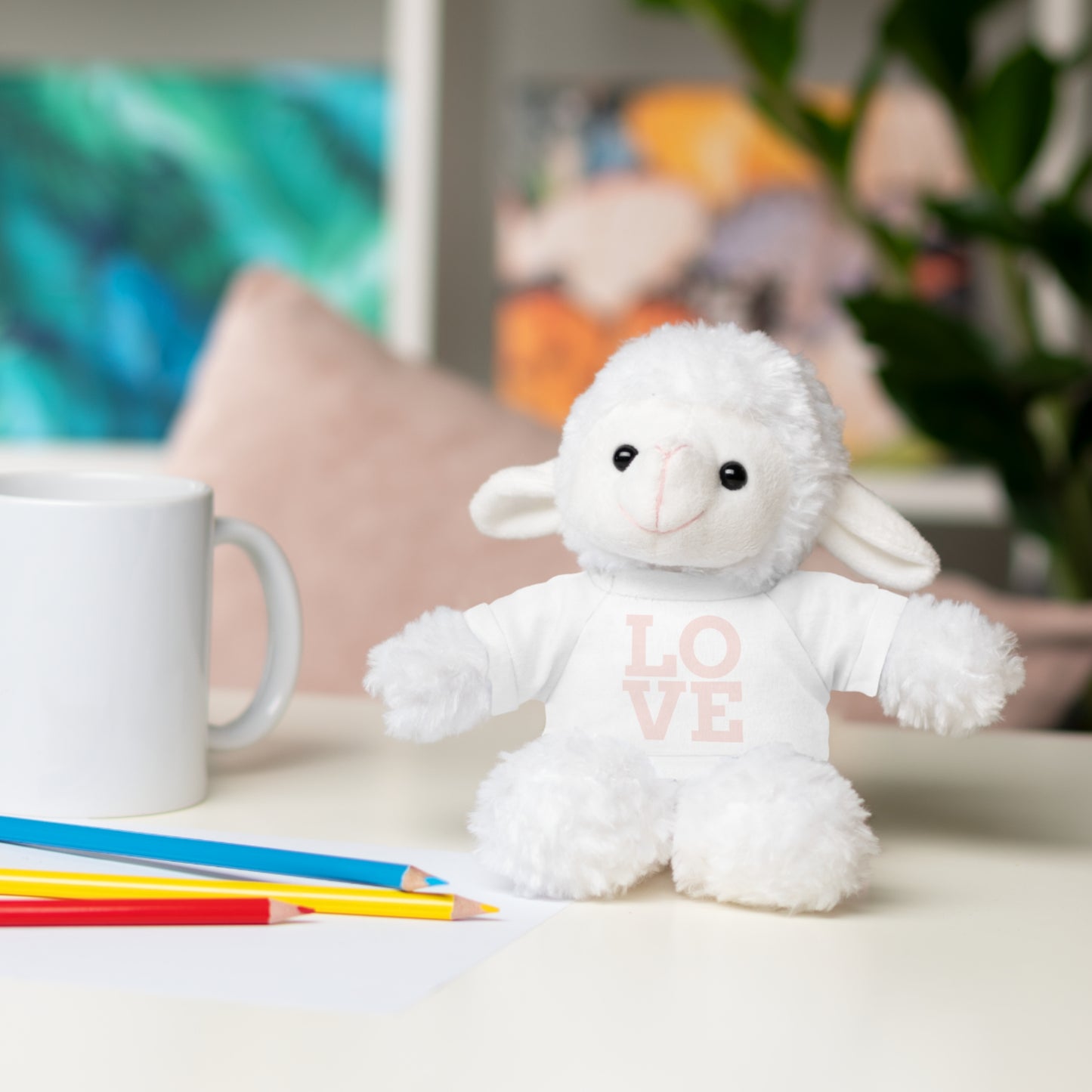 ‘Pink’ Stuffed Animals with Tee