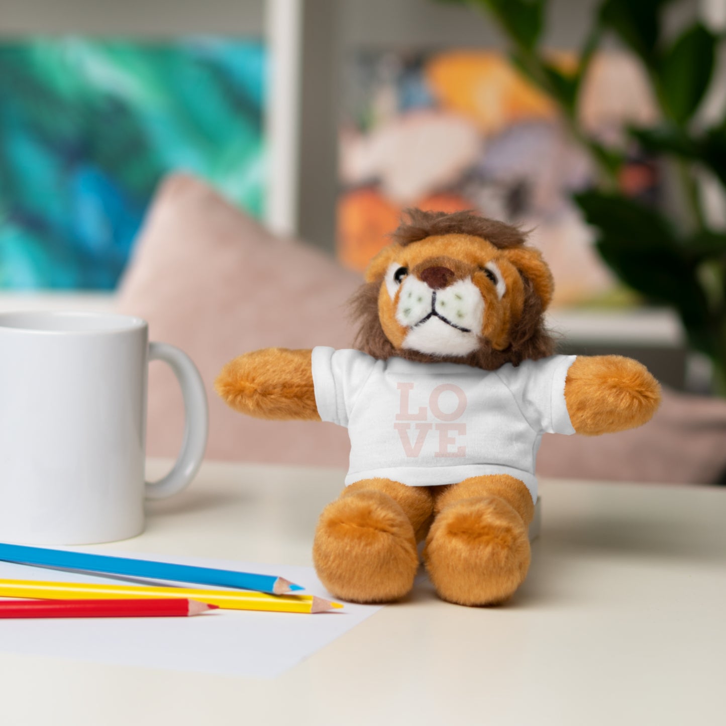 ‘Pink’ Stuffed Animals with Tee