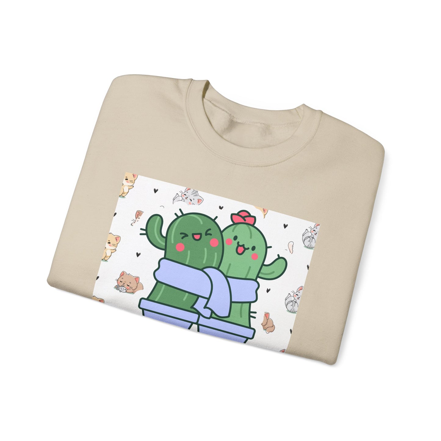 Cute Cactus Mom Sweatshirt - "I Love You Always & Forever"