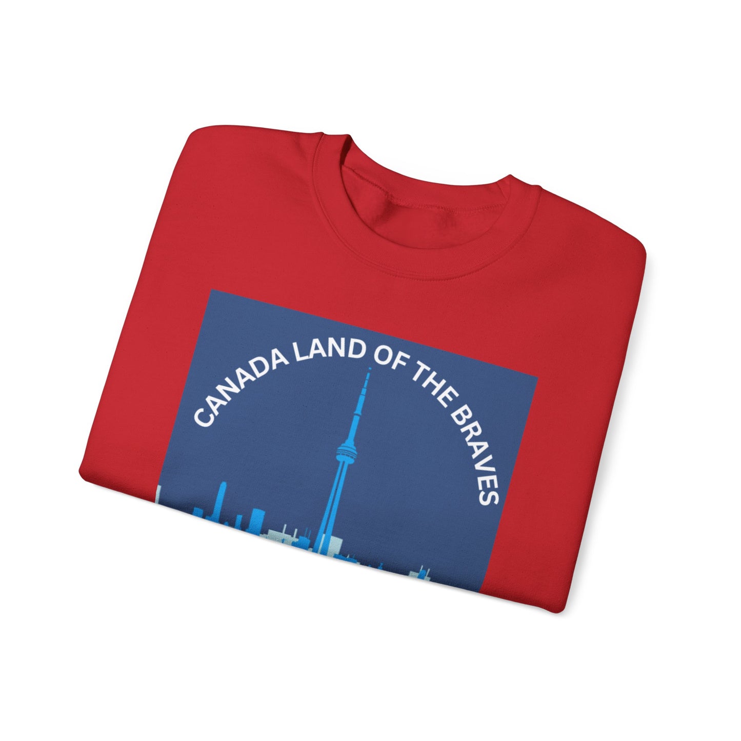 Canada Land of the Braves Crewneck Sweatshirt - Unisex Heavy Blend™