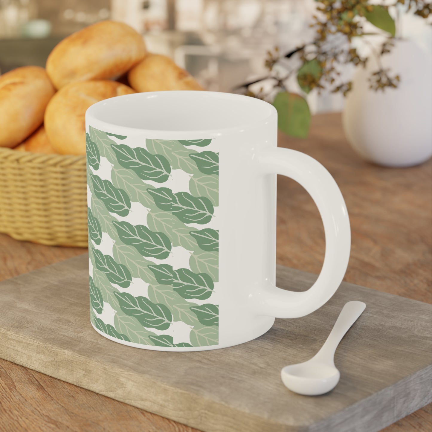 Coffee Lover's Ceramic Mug, Personalized Coffee Cup Gift, Tea Mug, Kitchen Decor, Coffee Station Accessory
