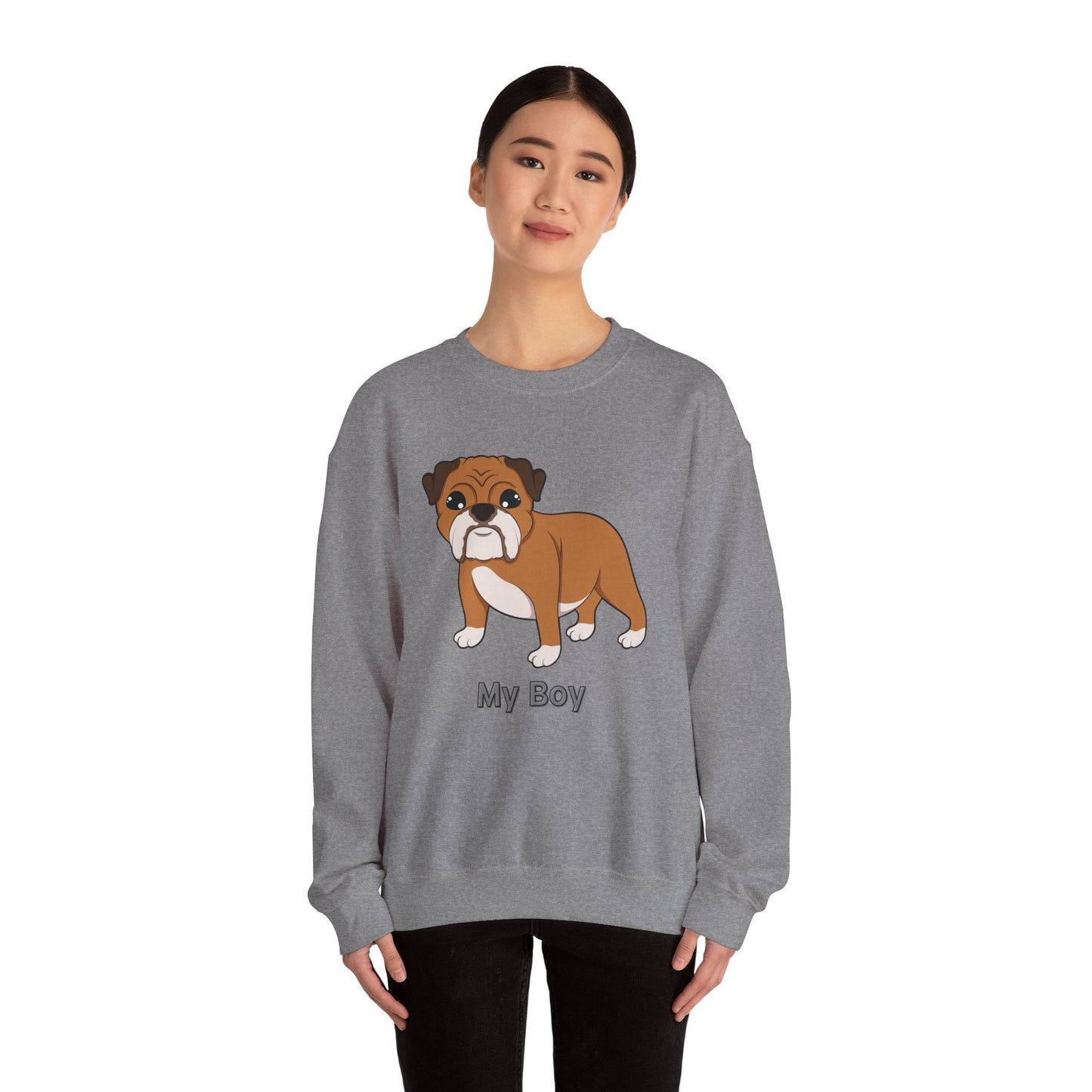 My Boy’ Personalized Unisex Heavy Blend™ Crewneck Sweatshirt. Replace My Boy with your dog’s name