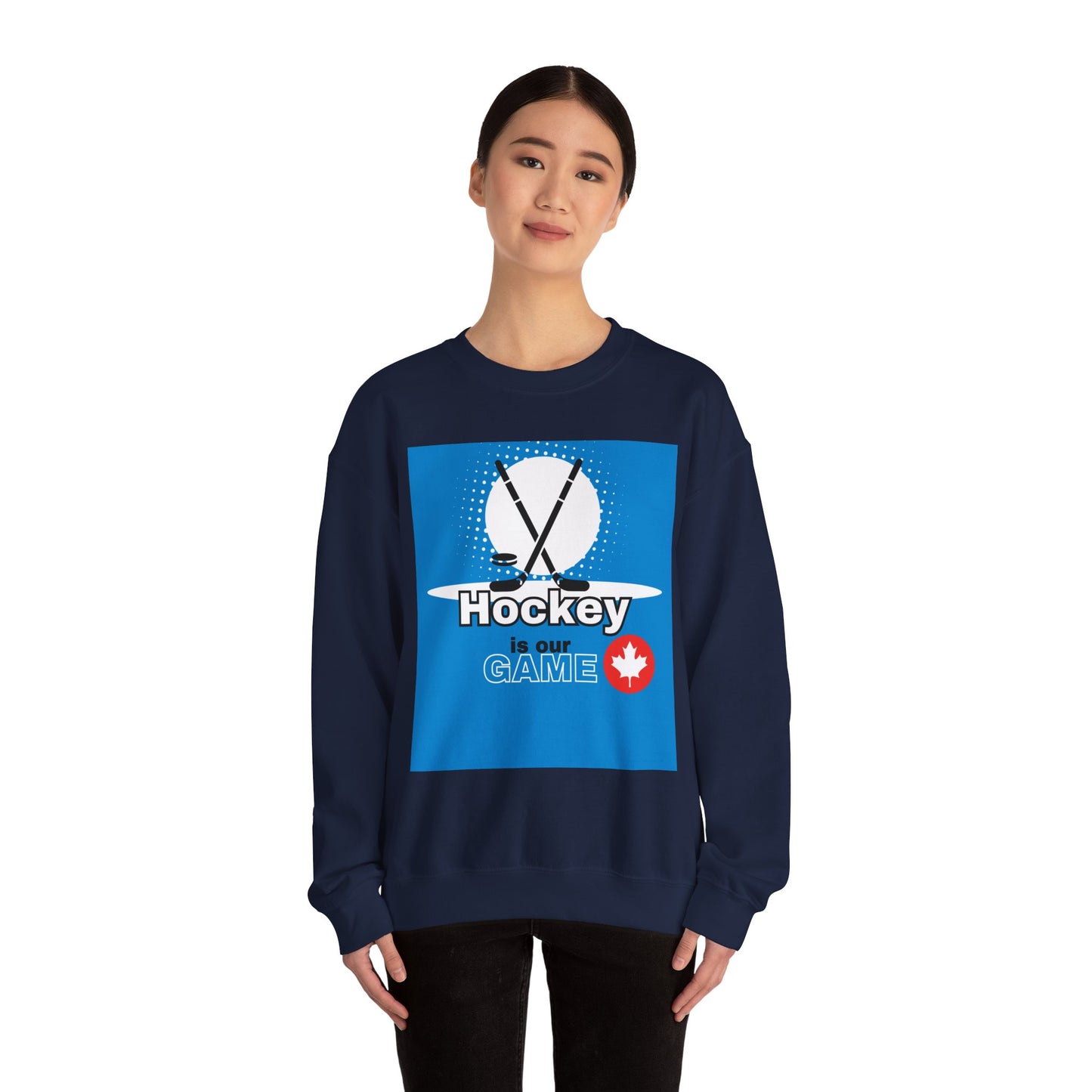 Hockey Is Our Game Unisex Crewneck Sweatshirt