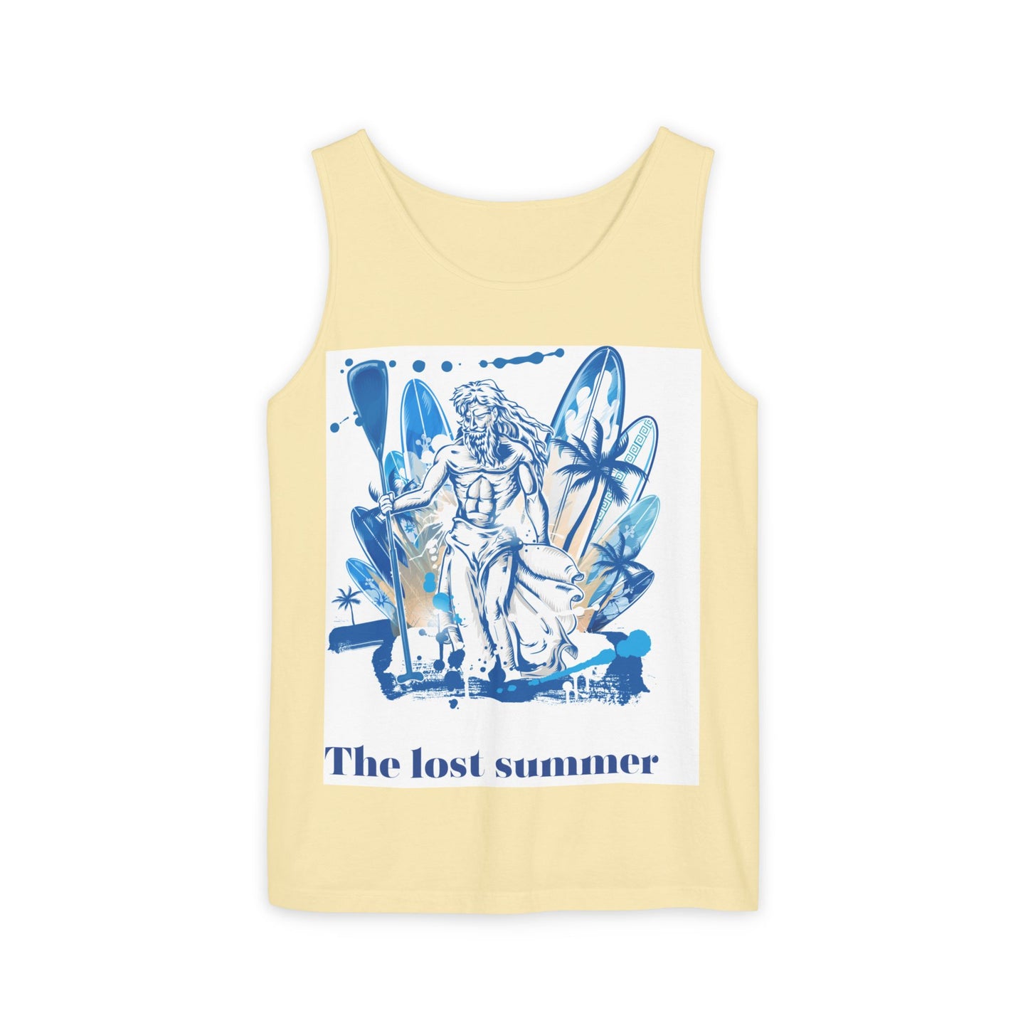 Lost Summer Unisex Tank Top, Beach Wear, Summer Vibes, Casual Top, Vacation Apparel, Gift for Friends