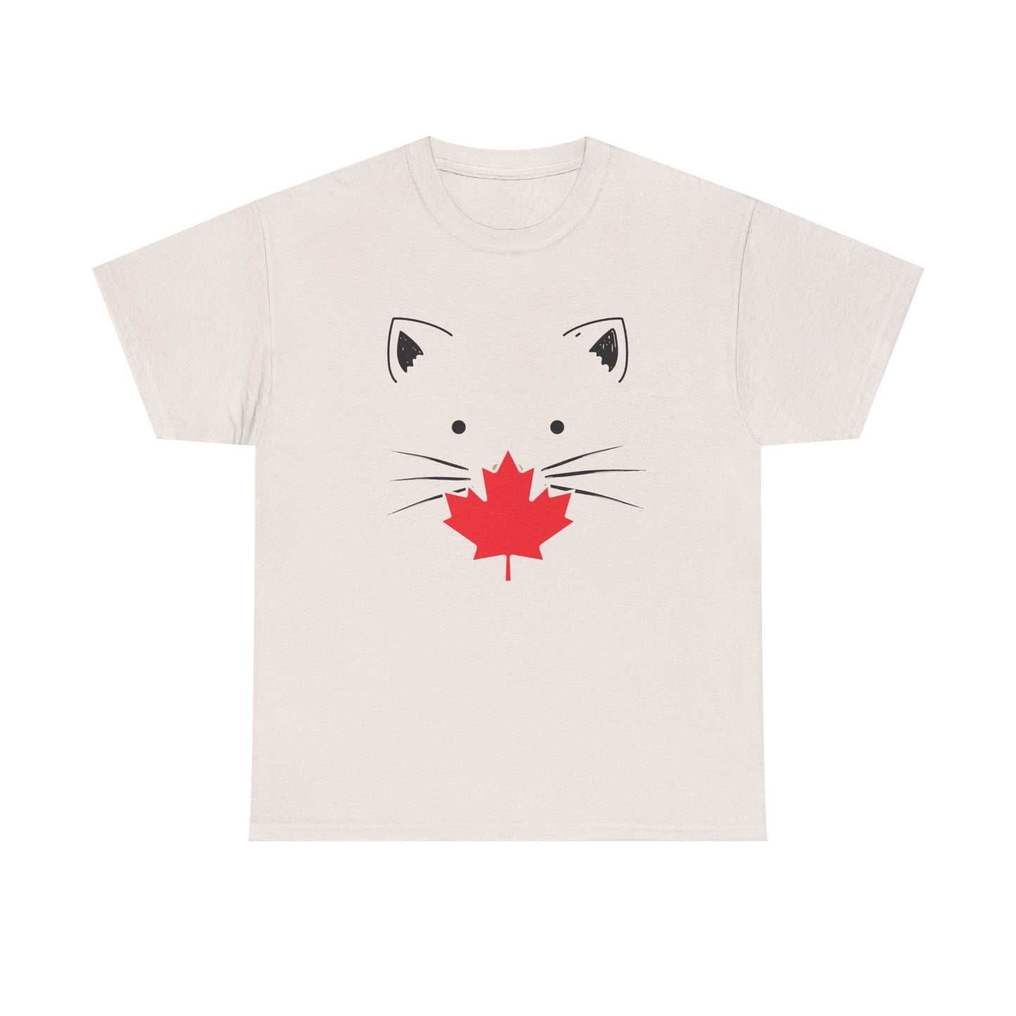 Cute Canadian Cat Unisex Heavy Cotton Tee