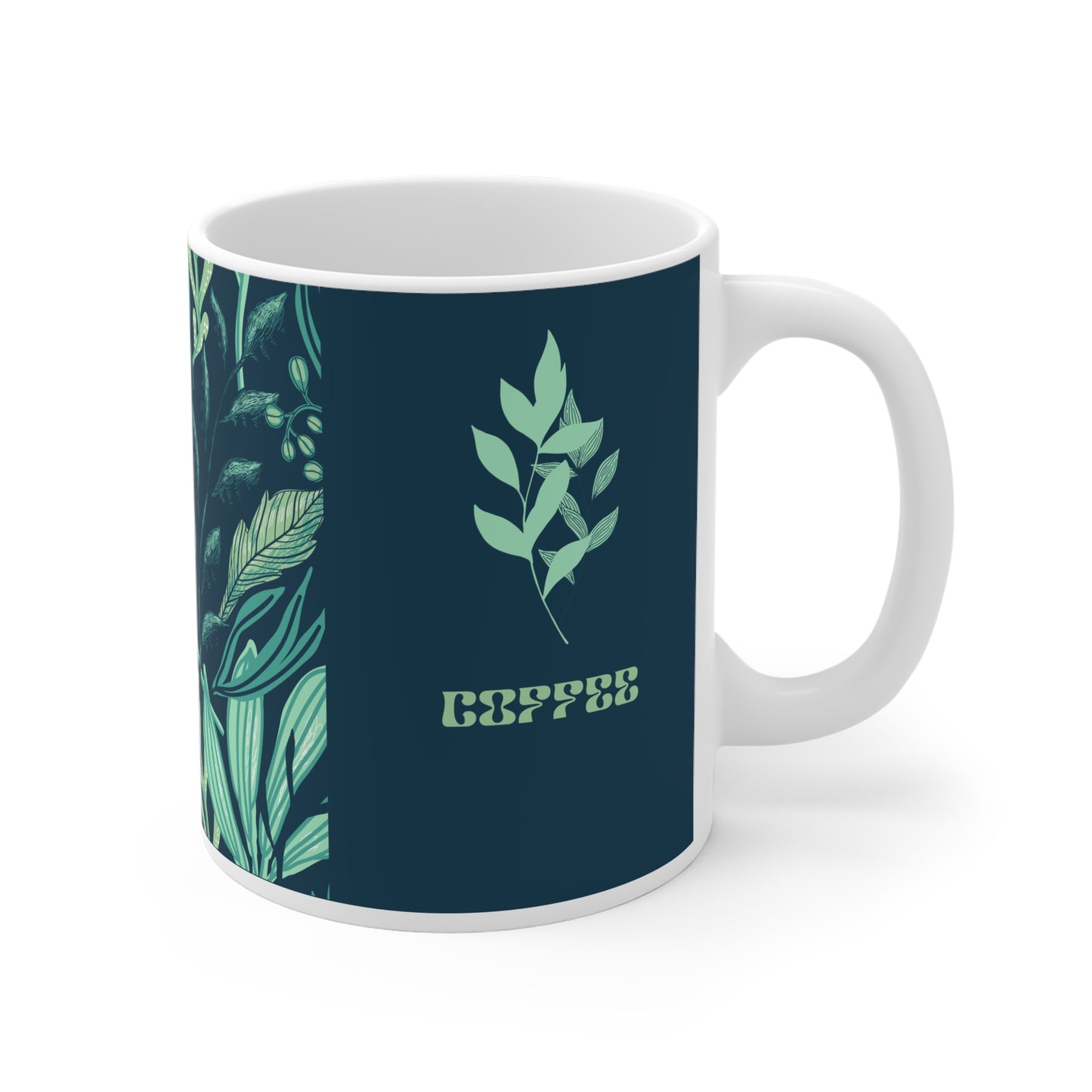 Botanical Ceramic Mug Collection, Eco-Friendly Coffee Cup, Perfect Gift for Plant Lovers, Sip & Savor, Nature-Inspired Drinkware
