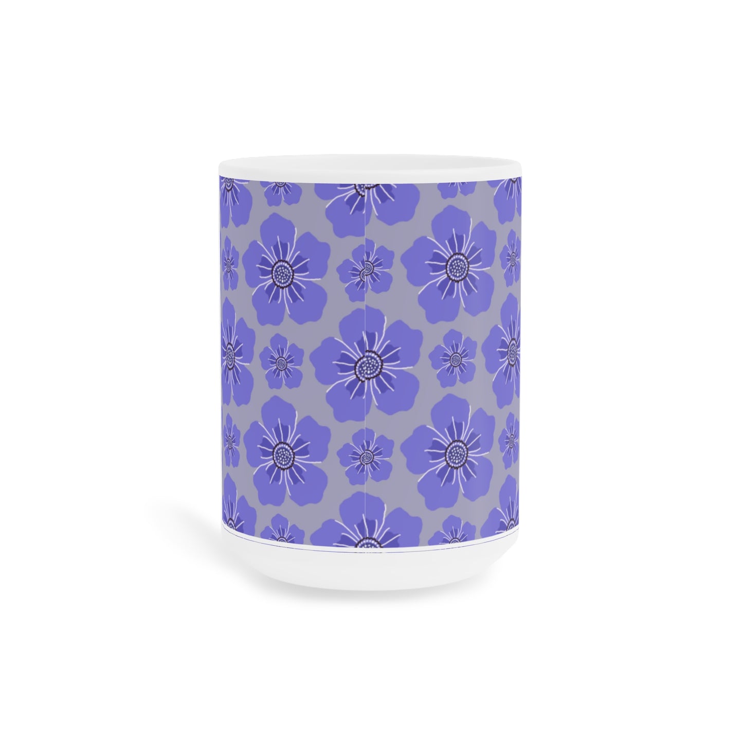 Floral Ceramic Mug (CDA)– Perfect for Gift Giving and Home Decor