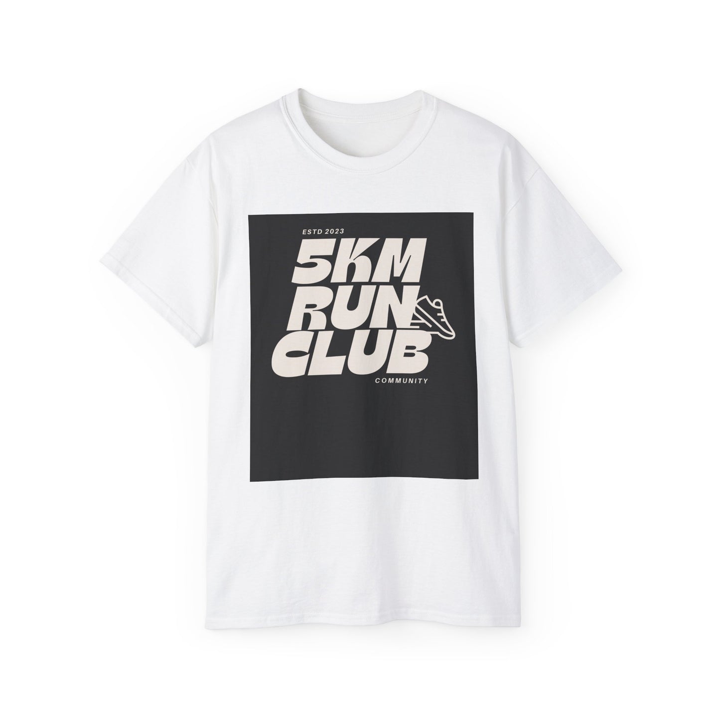 ‘5km Run Club’ Unisex Ultra Cotton Tee