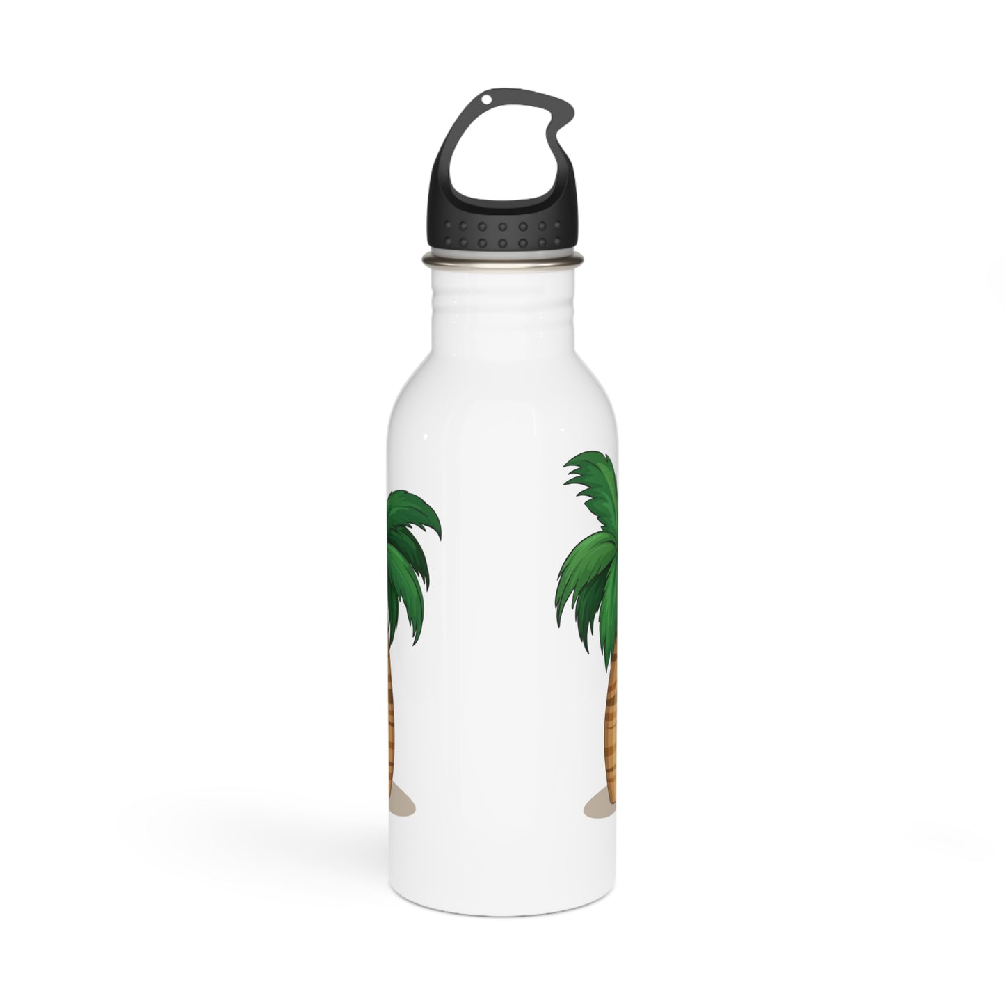 Tropical Paradise Water Bottle, Eco-Friendly Hydration, Summer Travel Accessory, Gift for Beach Lovers, Fitness Companion