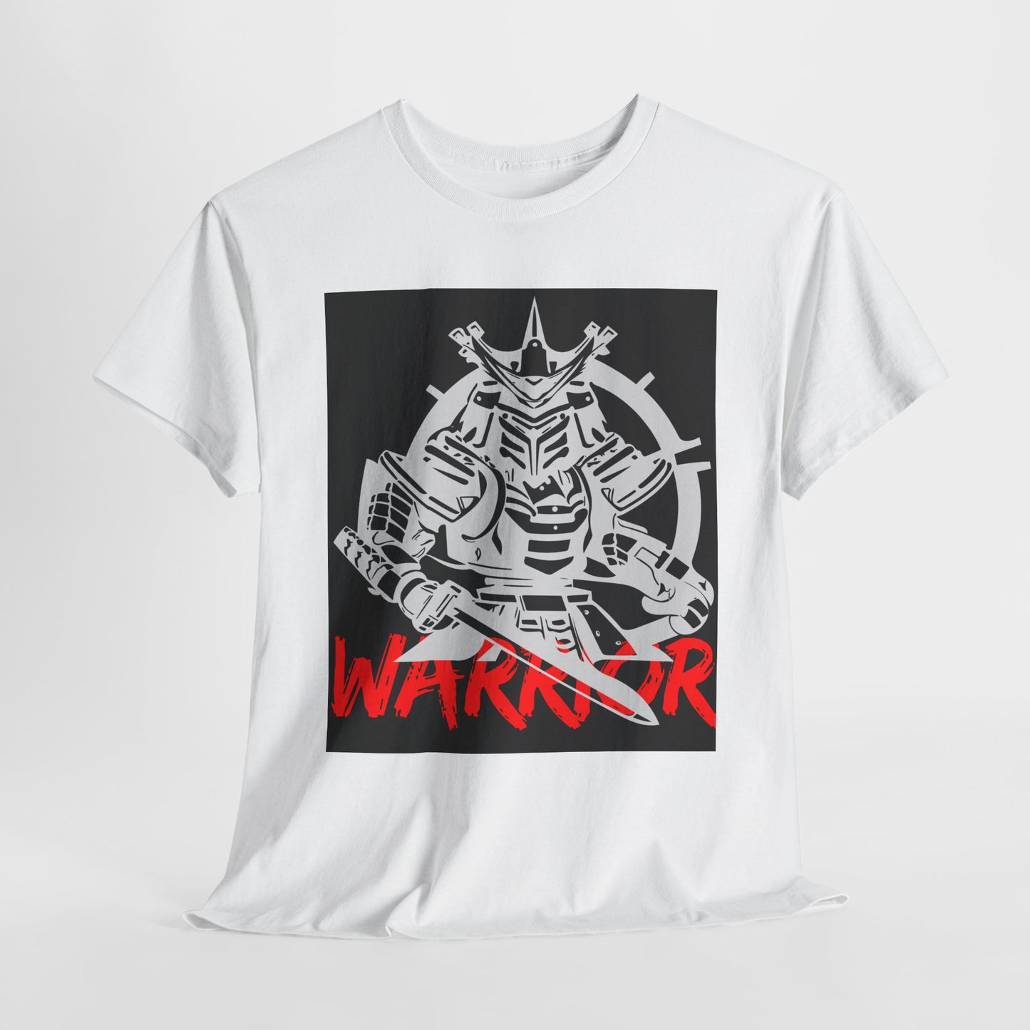 Warrior Graphic Unisex Heavy Cotton Tee - Bold Style for Strength and Resilience