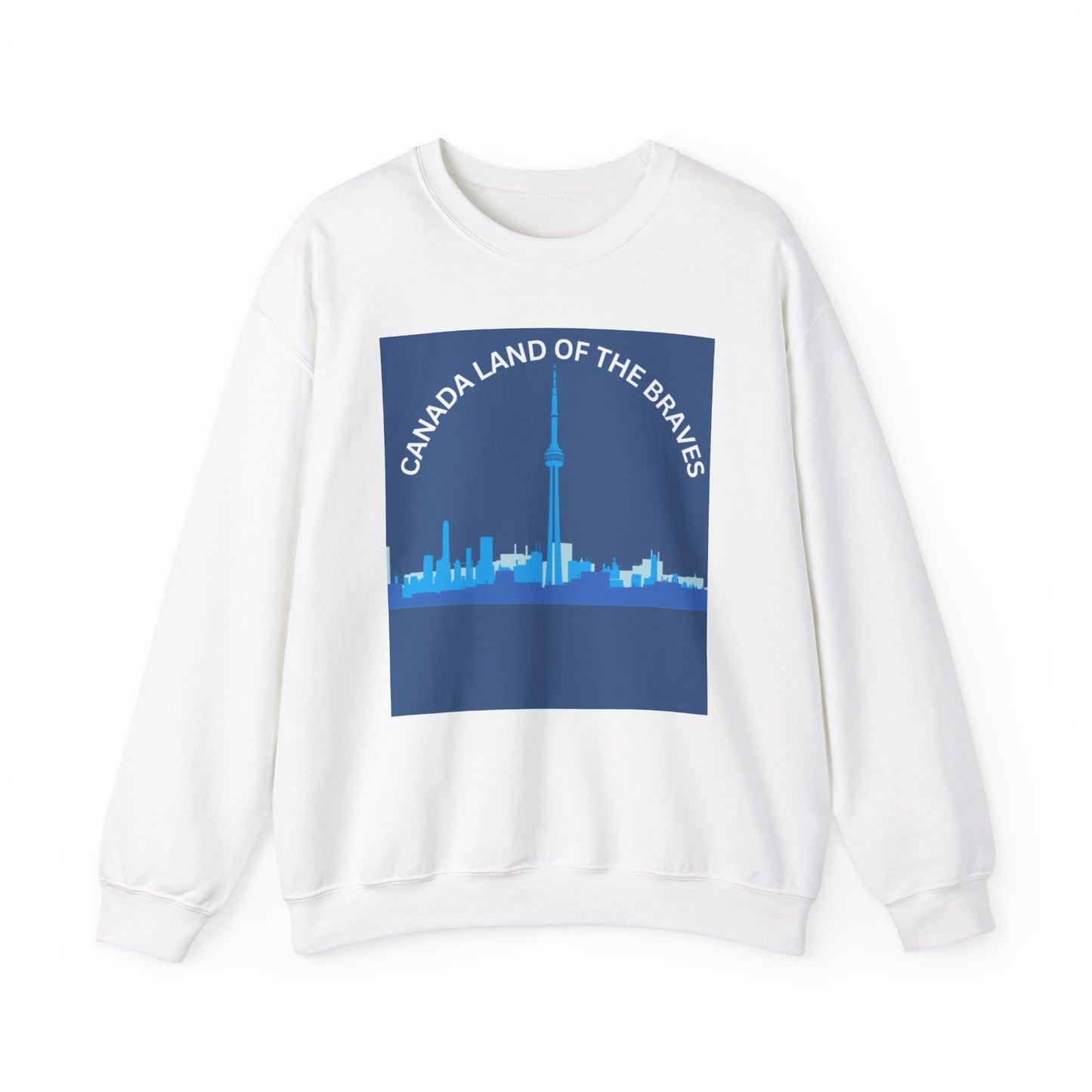 Canada Land of the Braves Crewneck Sweatshirt - Unisex Heavy Blend™