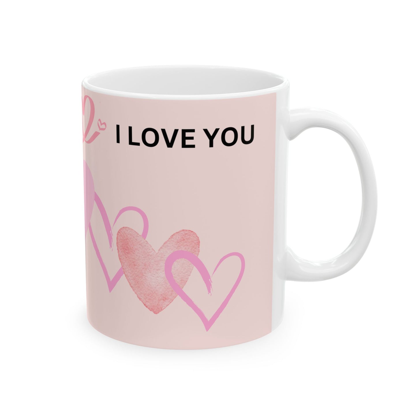 ‘I Love You’ Ceramic Mug, (11oz, 15oz)