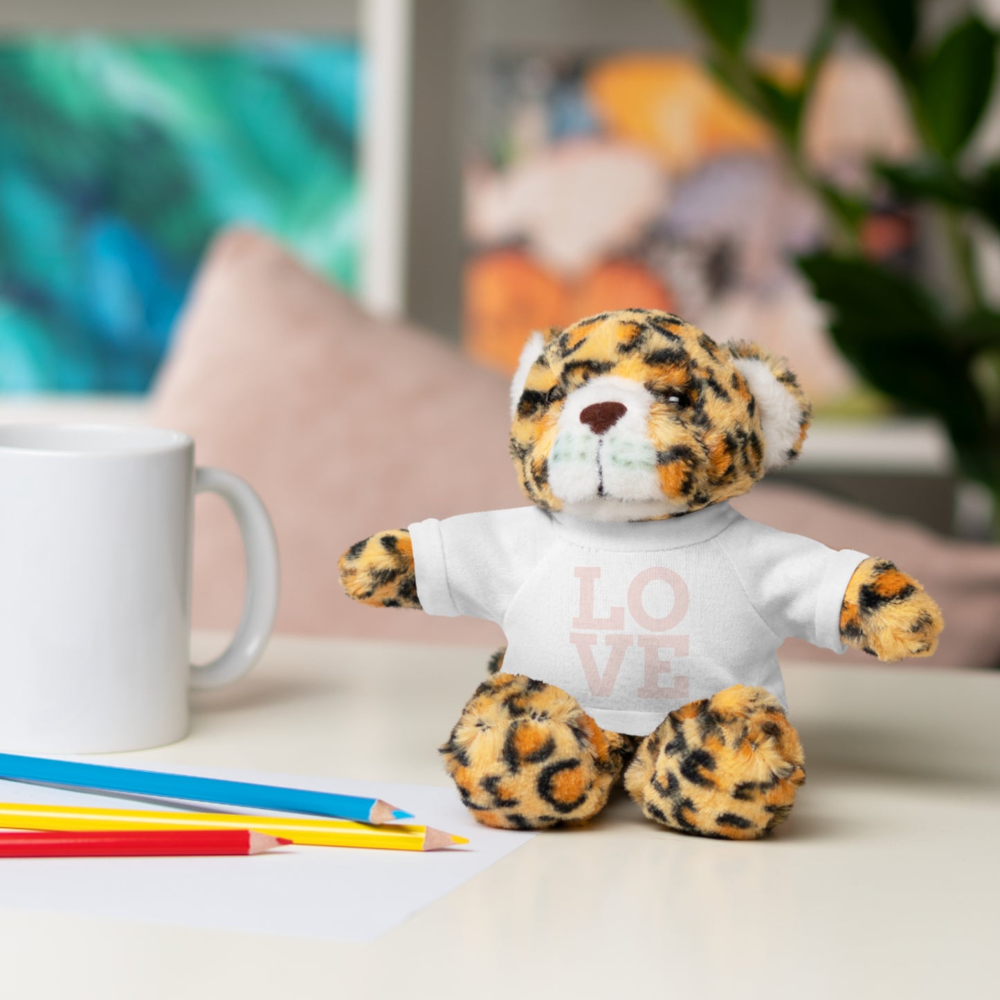 ‘Pink’ Stuffed Animals with Tee