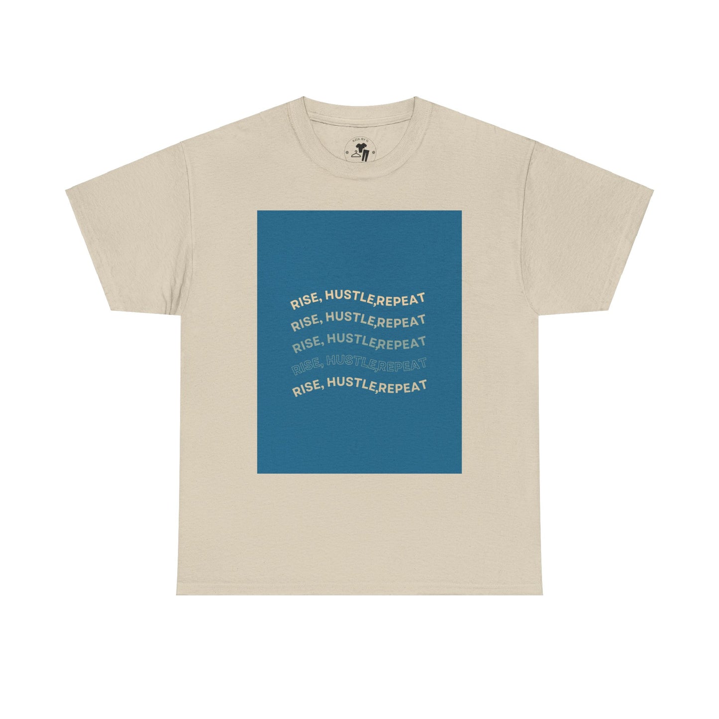 Rise,Hustle, Repeat’ Unisex Heavy Cotton Tee