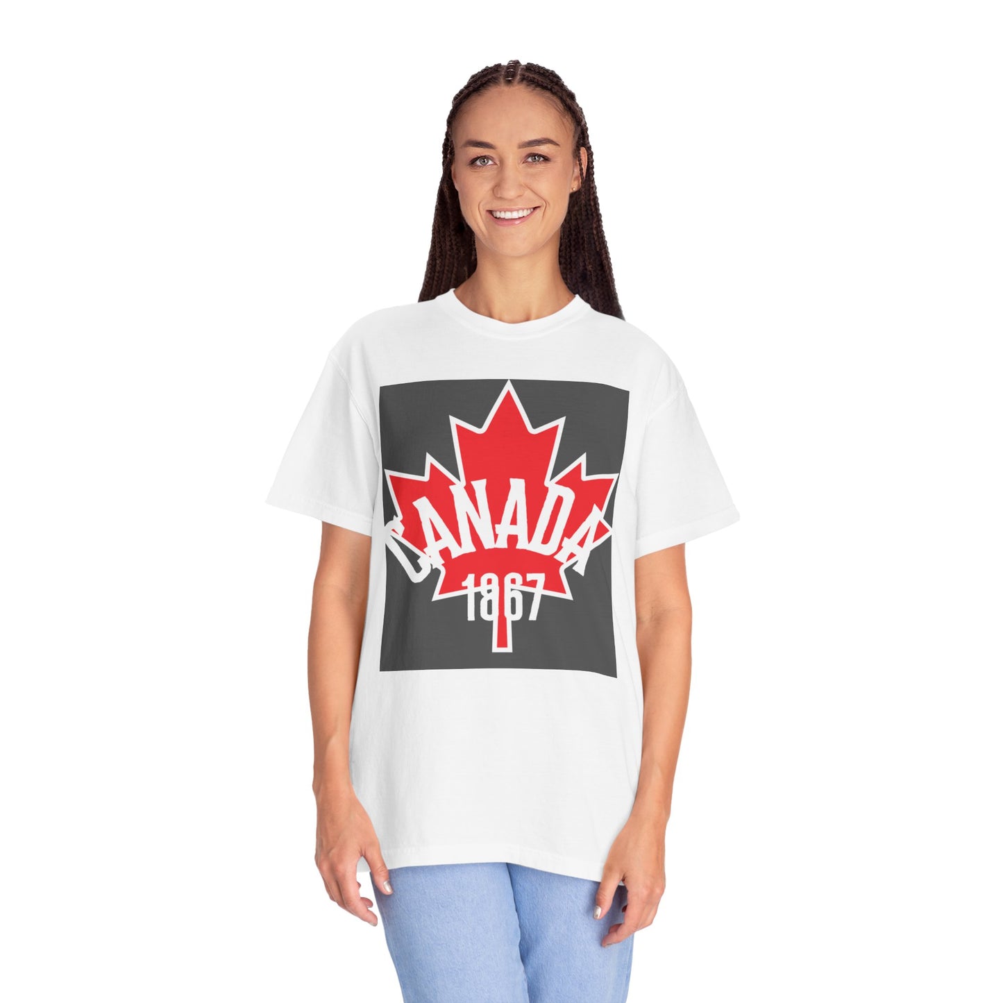 Canada 1867 Unisex Garment-Dyed T-Shirt - Perfect for Canada Day & Casual Wear