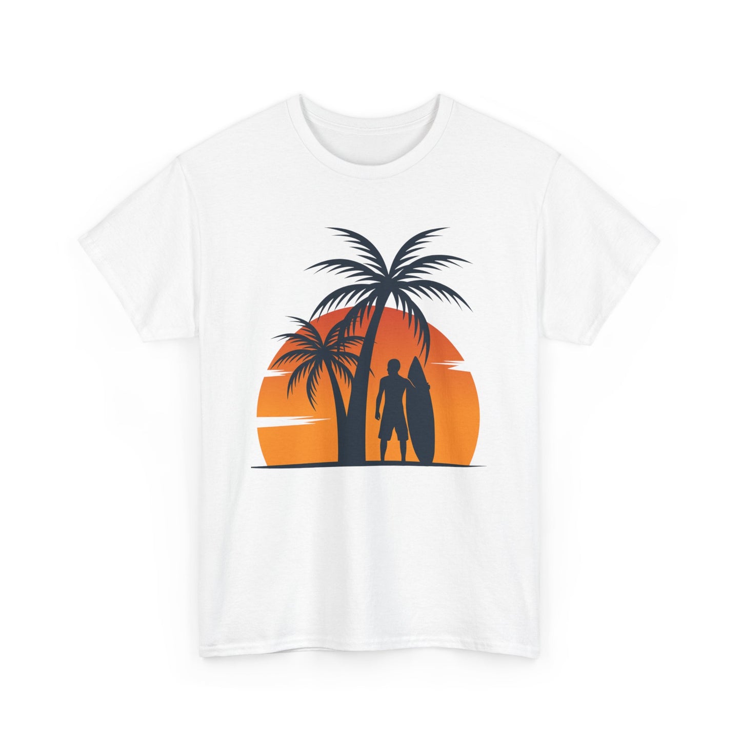 Tropical Sunset Tee, Relaxed Beach Vibes, Perfect for Summer Days, Gift for Beach Lovers, Vacation Essentials, Casual Wear