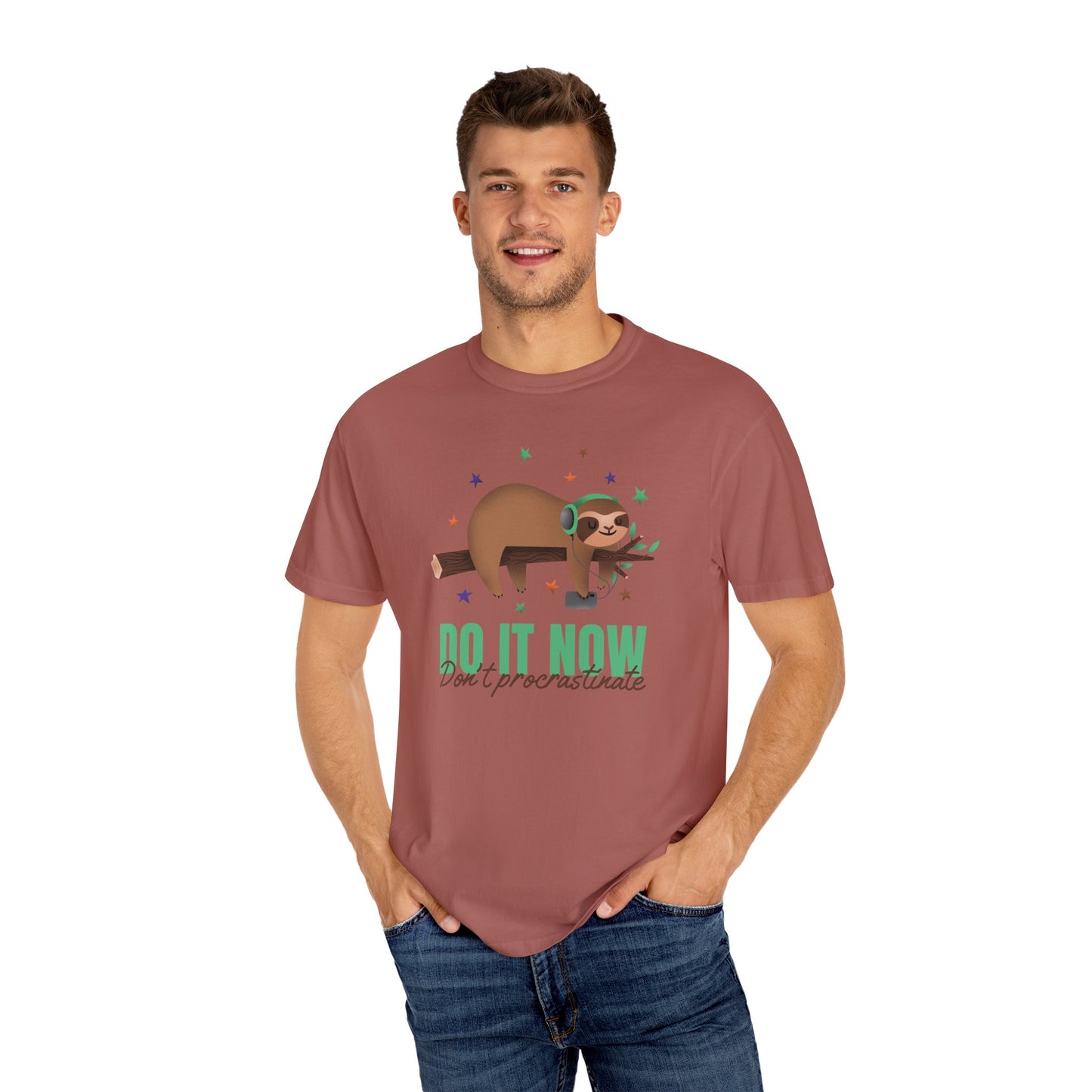 ‘Do it Now’ Unisex Garment-Dyed T-shirt