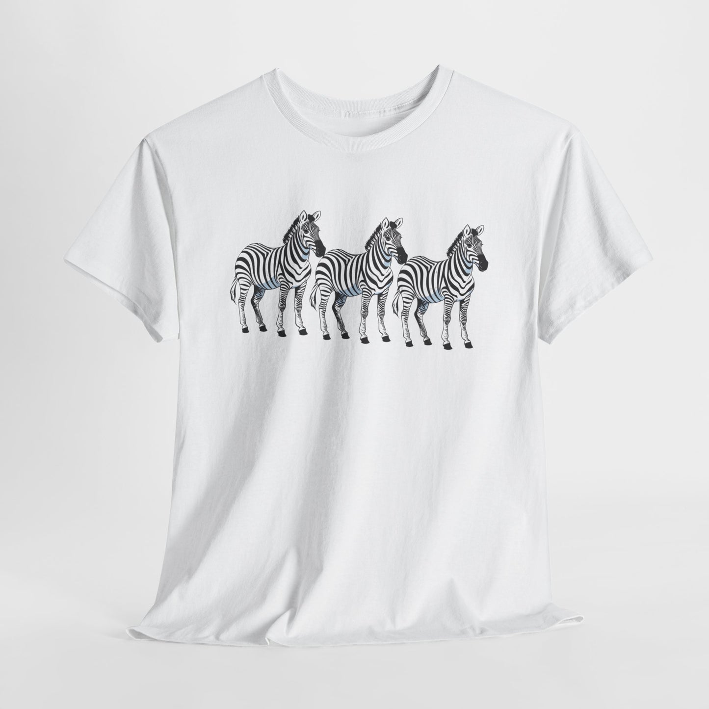 Zebra Print Unisex Heavy Cotton Tee