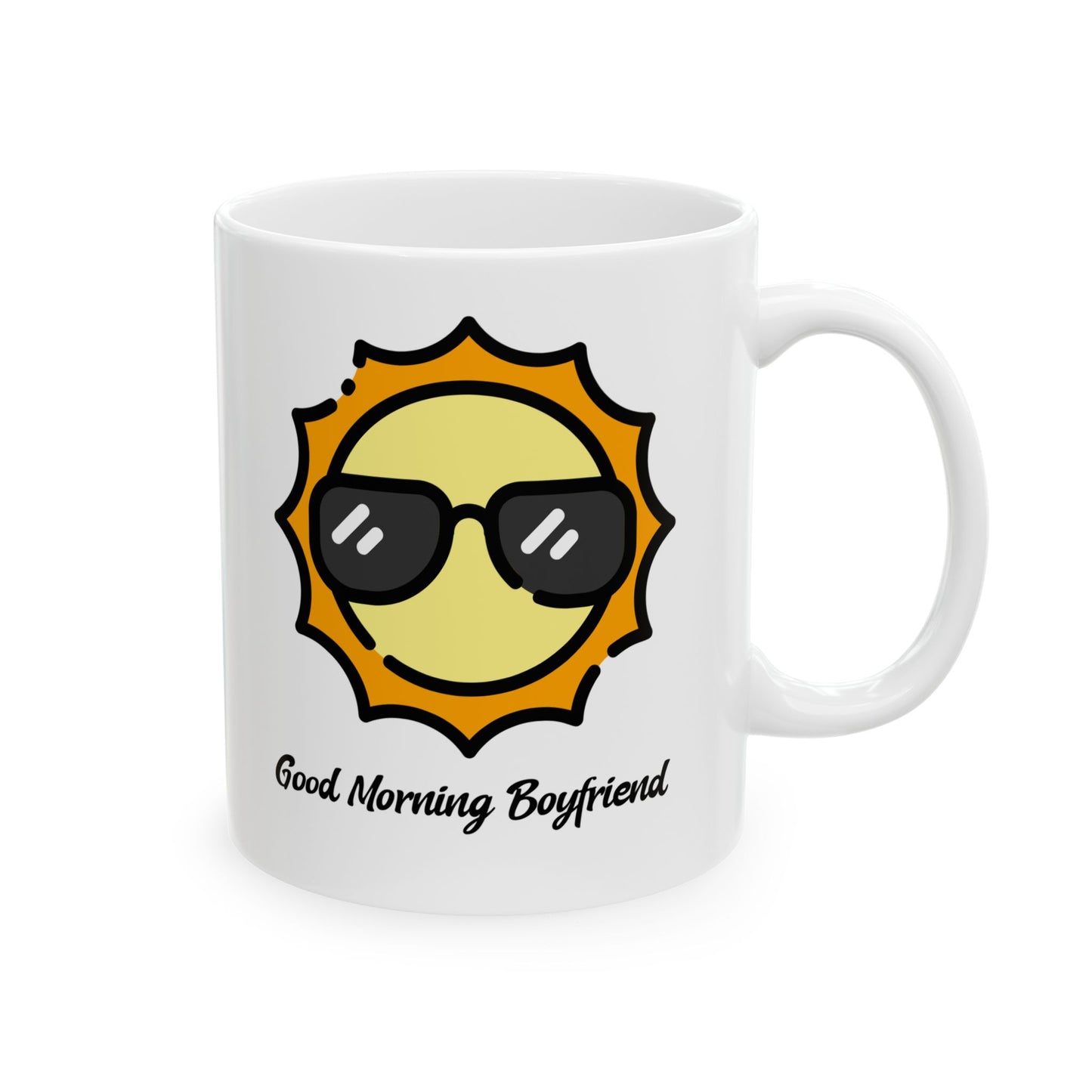 ‘Good Morning Boyfriend’ Ceramic Mug, (11oz, 15oz)
