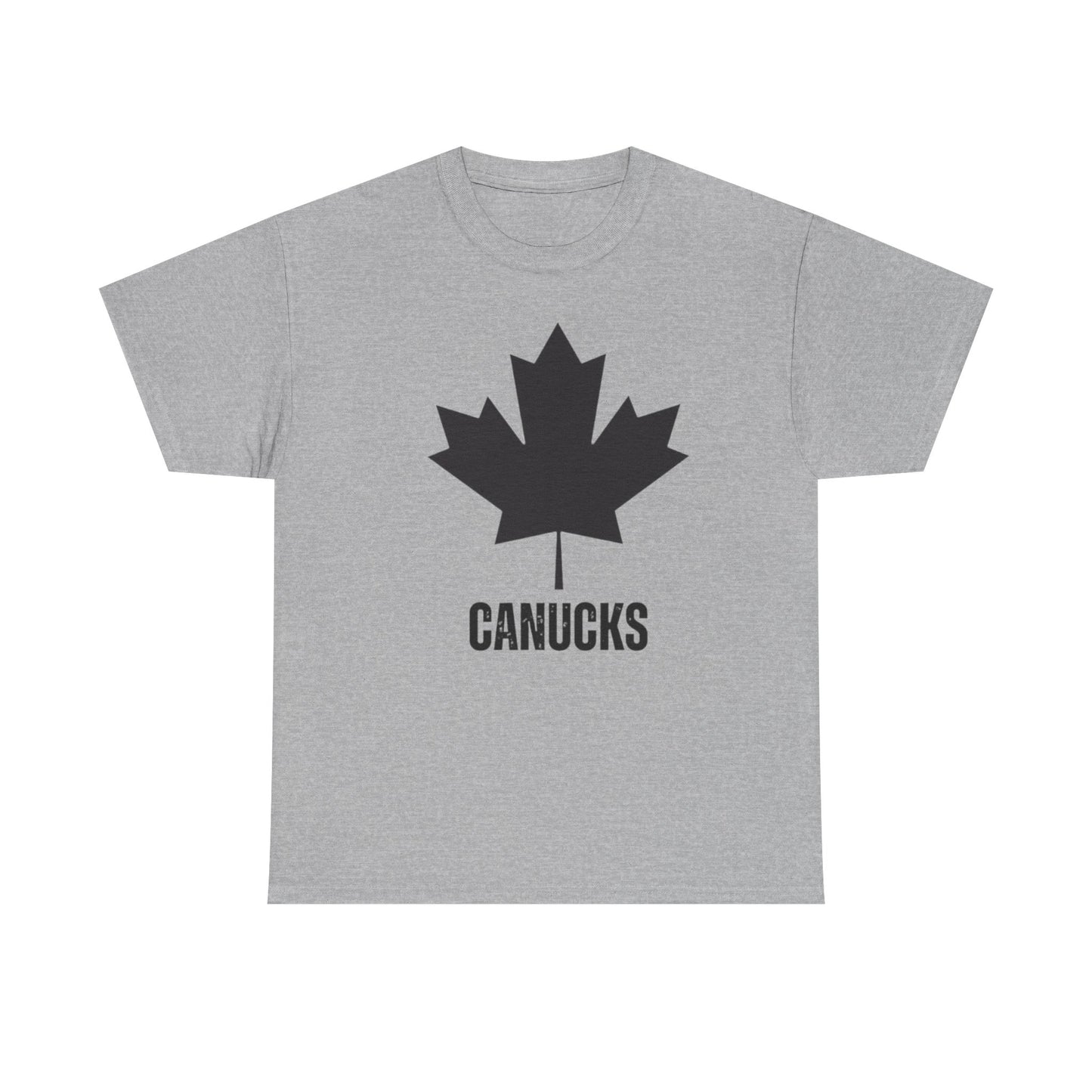 Unisex Heavy Cotton Tee - Canadian Maple Leaf Canucks Shirt