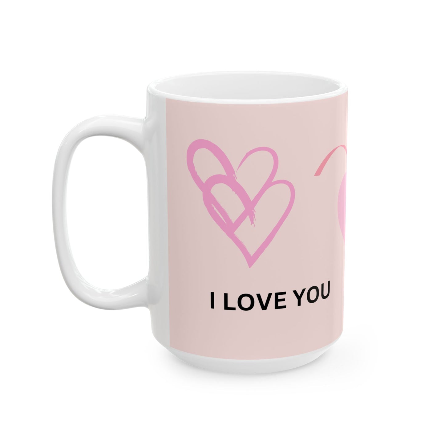 ‘I Love You’ Ceramic Mug, (11oz, 15oz)