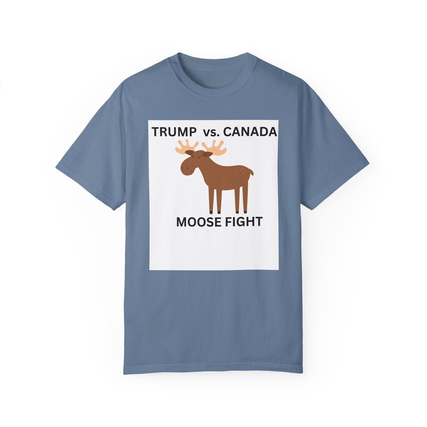 Funny Moose Fight T-Shirt - Trump vs. Canada Unisex Tee