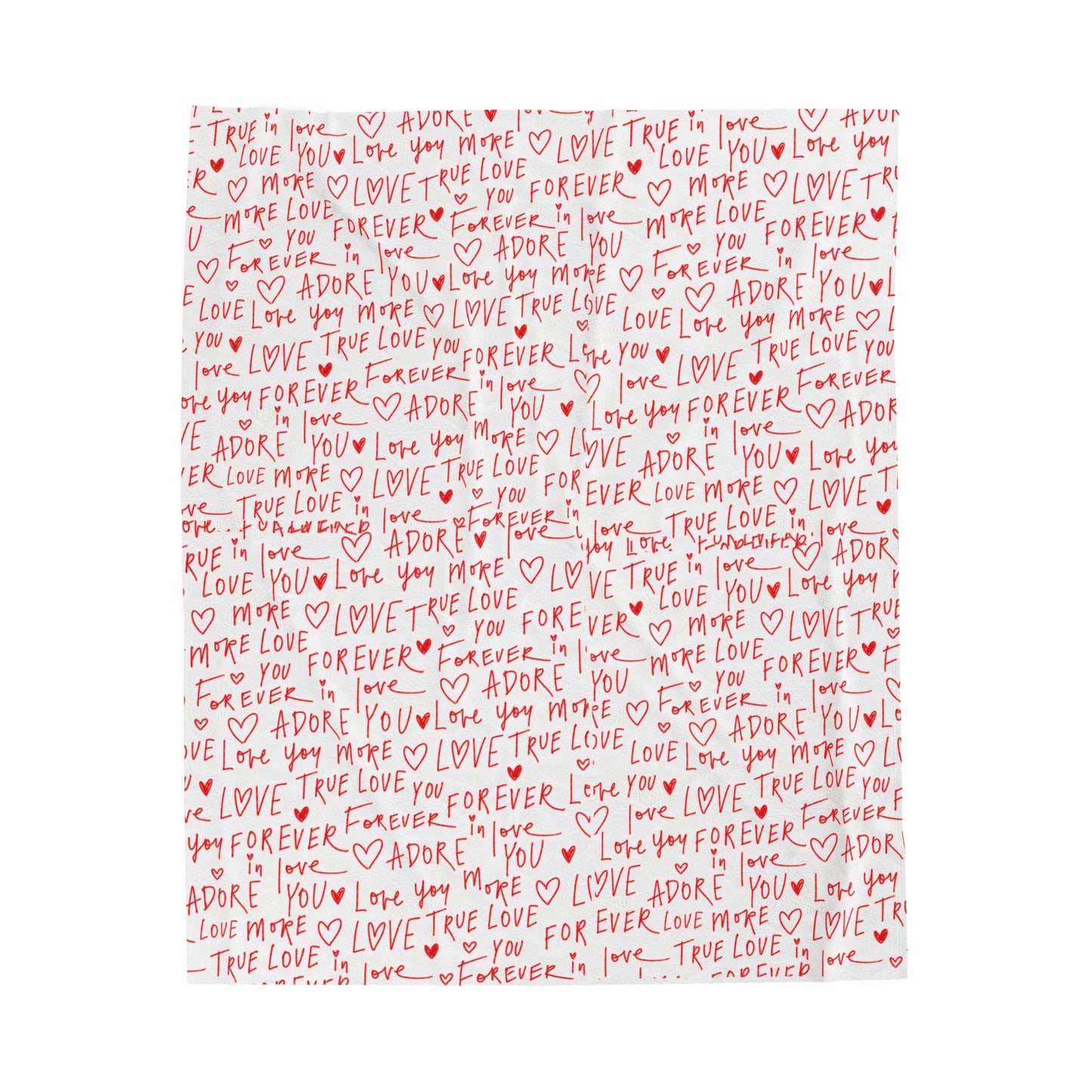 ‘True Love’ Velvet Plush Blanket
