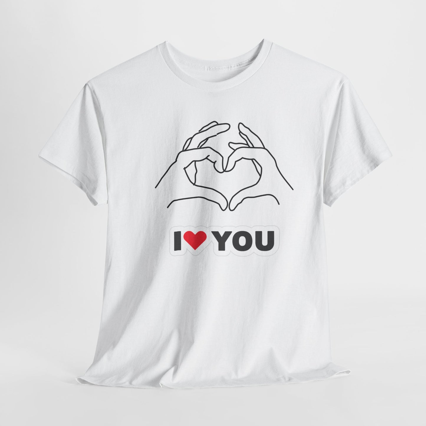 ‘I Love You’ Unisex Heavy Cotton Tee