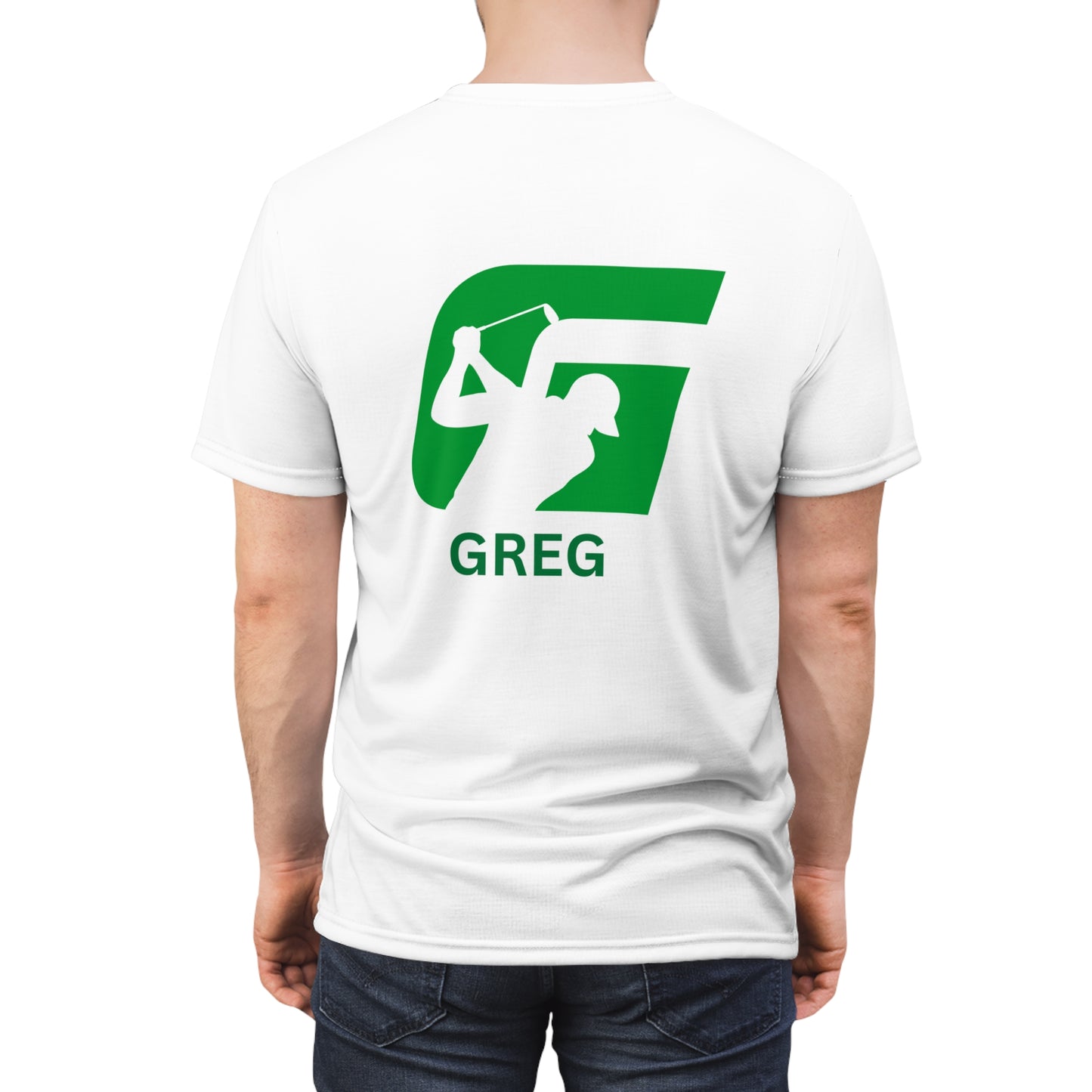 ‘Personalized Golf Tournament’ Unisex Cut & Sew Tshirt (AOP)