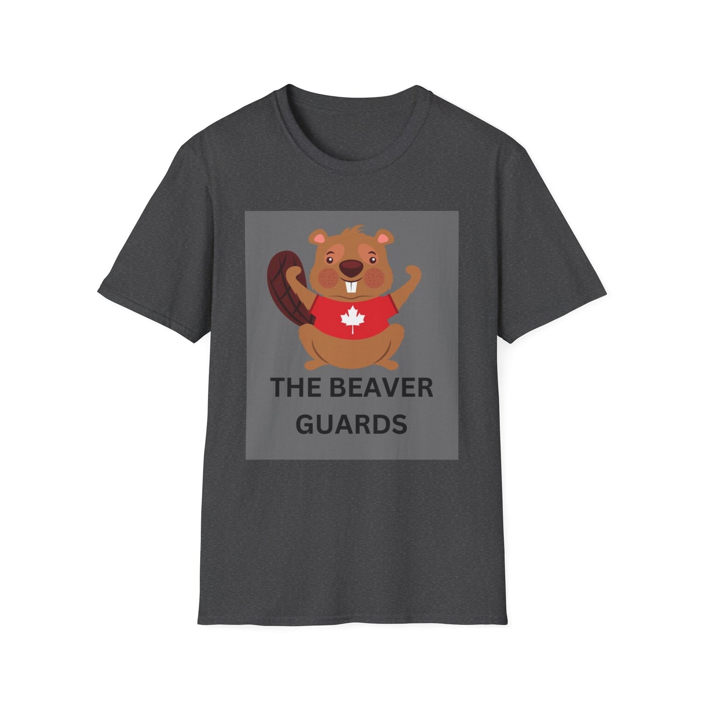 Funny Beaver Guards Unisex T-Shirt - Cute Canadian Animal Design