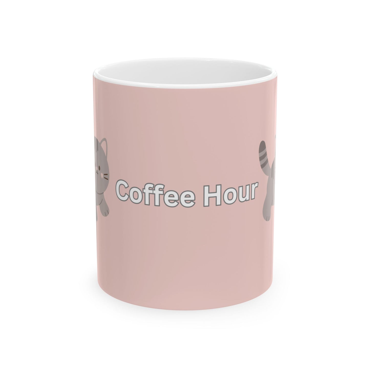 ‘Coffee Hour’ Ceramic Mug, (11oz, 15oz)