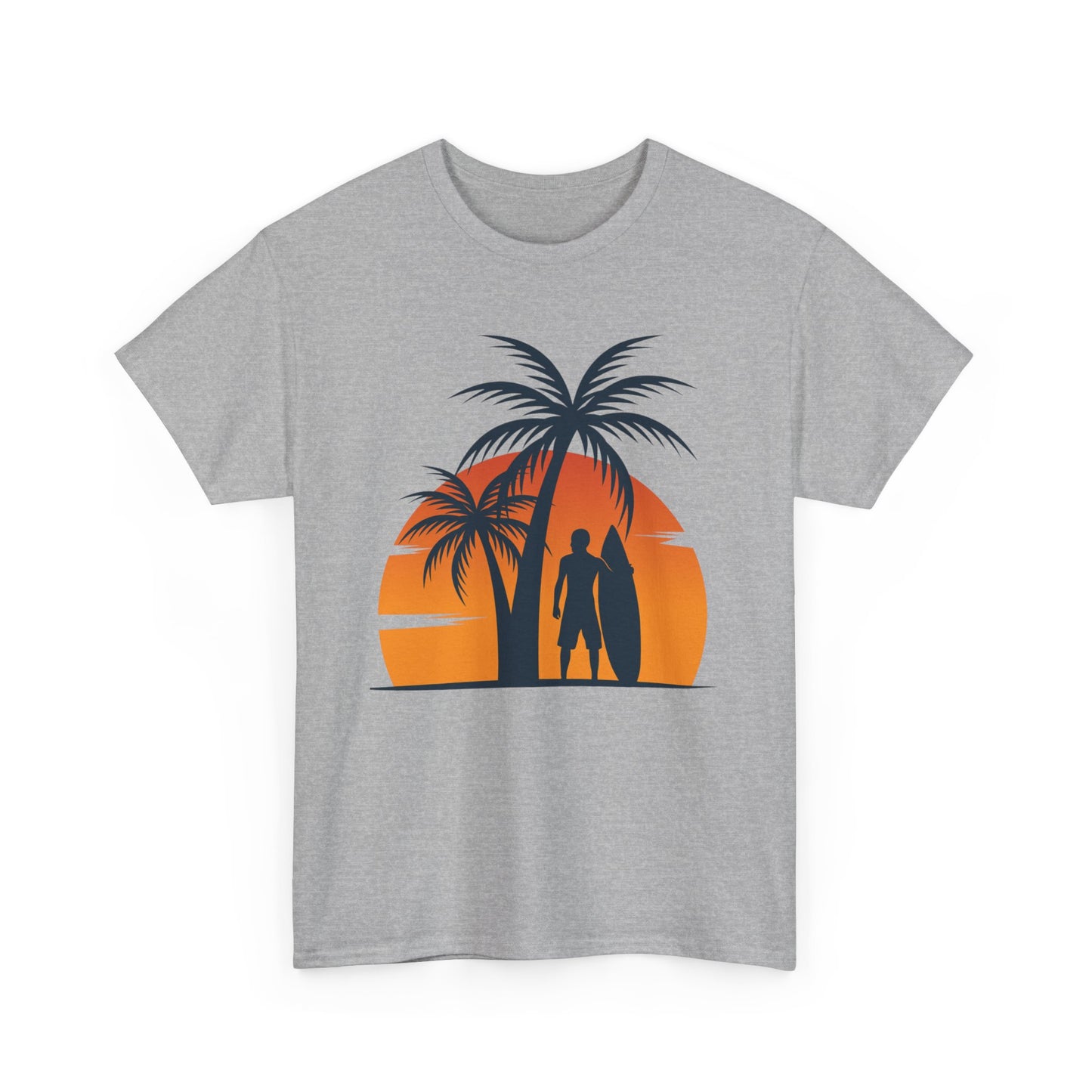 Tropical Sunset Tee, Relaxed Beach Vibes, Perfect for Summer Days, Gift for Beach Lovers, Vacation Essentials, Casual Wear