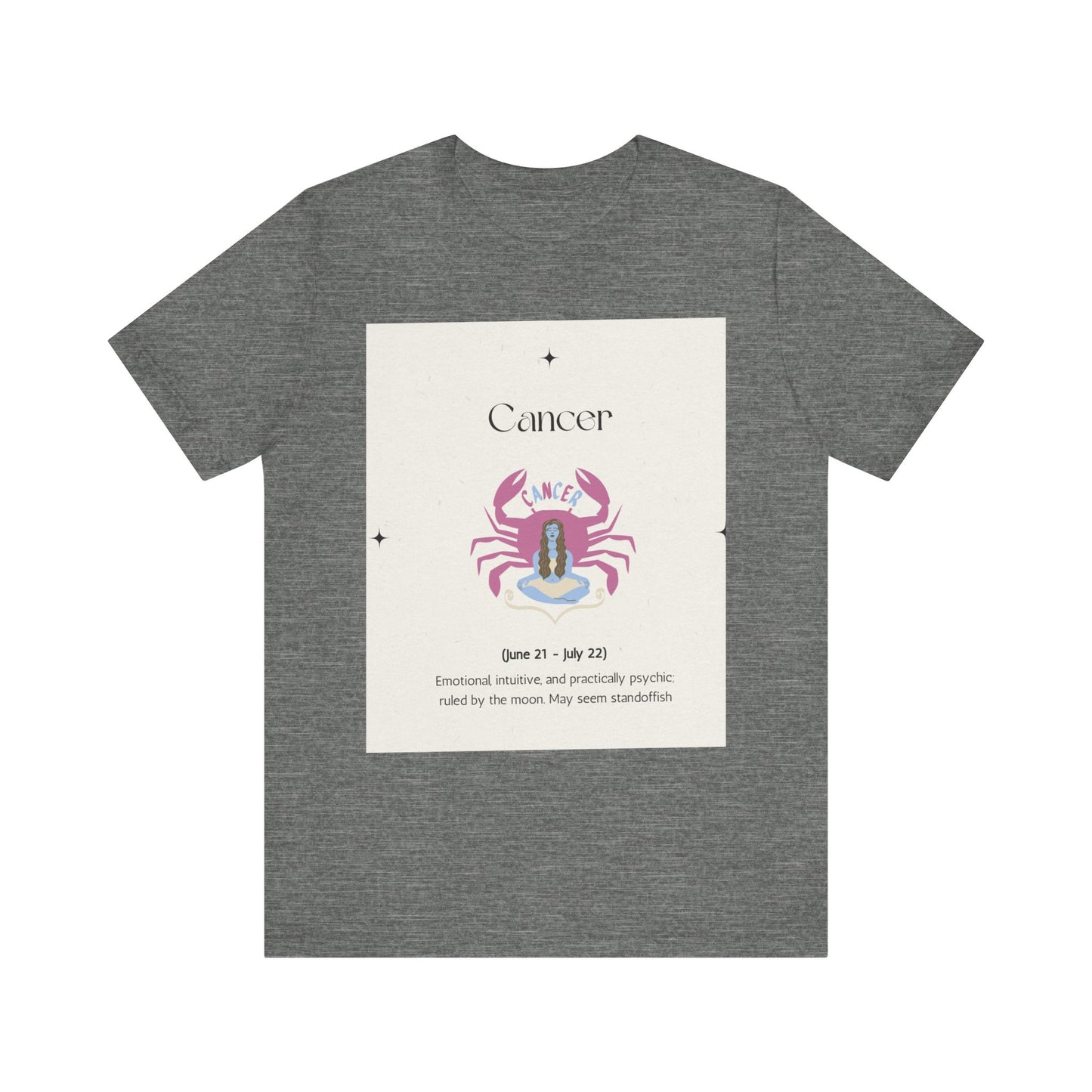 ‘Zodiac sign’ Unisex Jersey Short Sleeve Tee