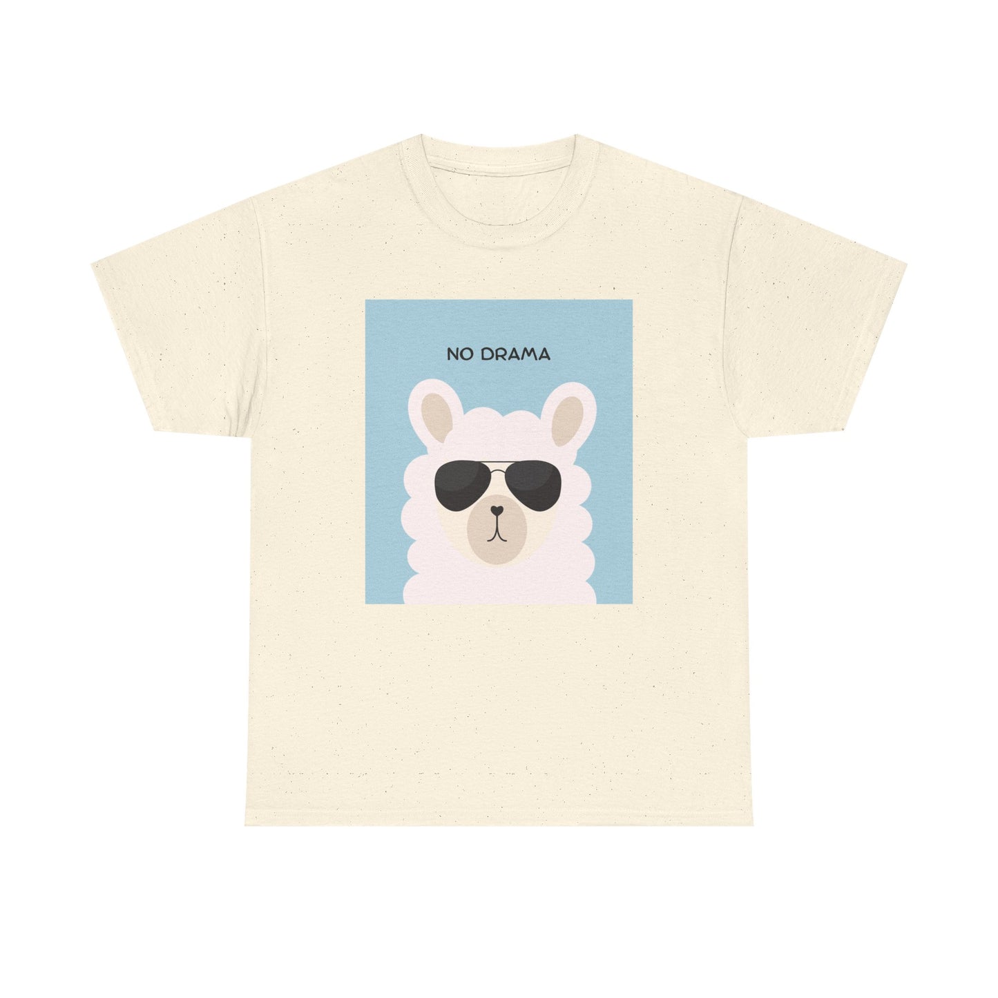 Chill Vibes Tee - No Drama Design, Casual T-Shirt, Gift for Llama Lovers, Everyday Wear, Fun Graphic Shirt