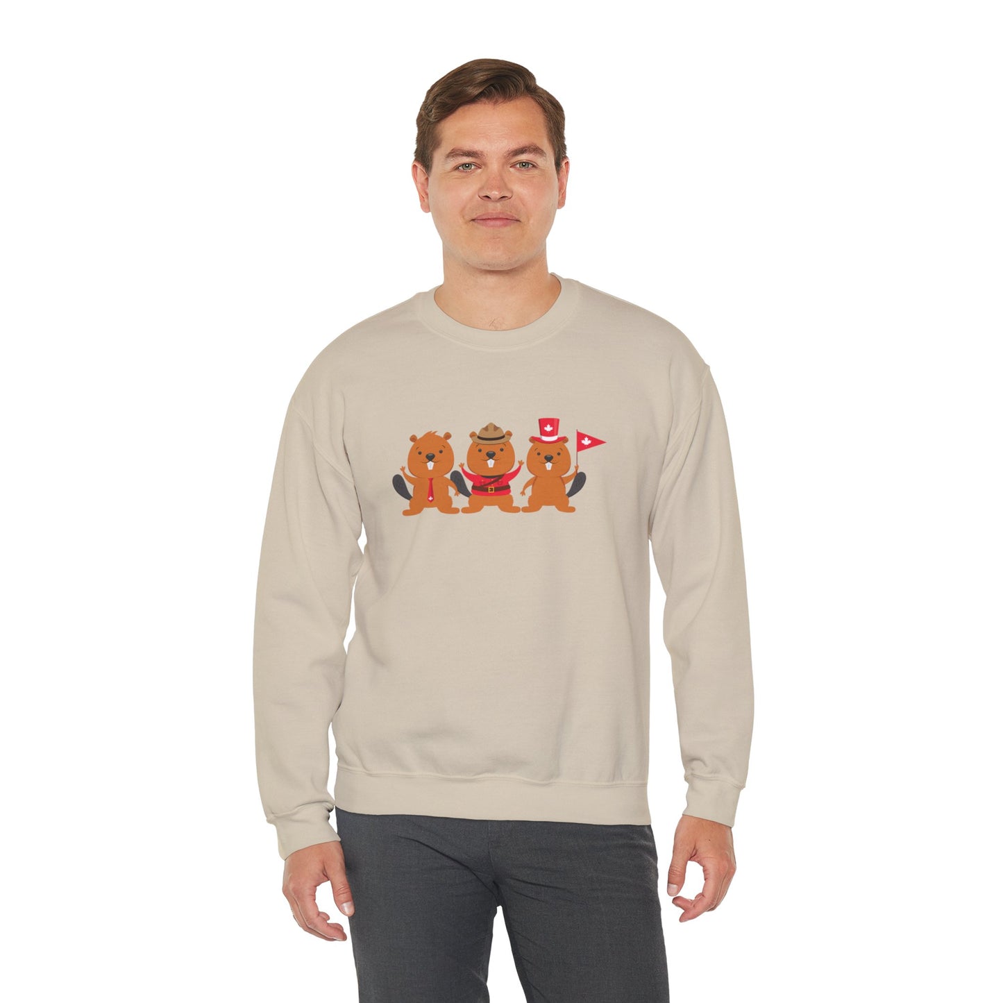 Cute Bear Crewneck Sweatshirt | Unisex Heavy Blend | Perfect for Casual Outings and Gifts