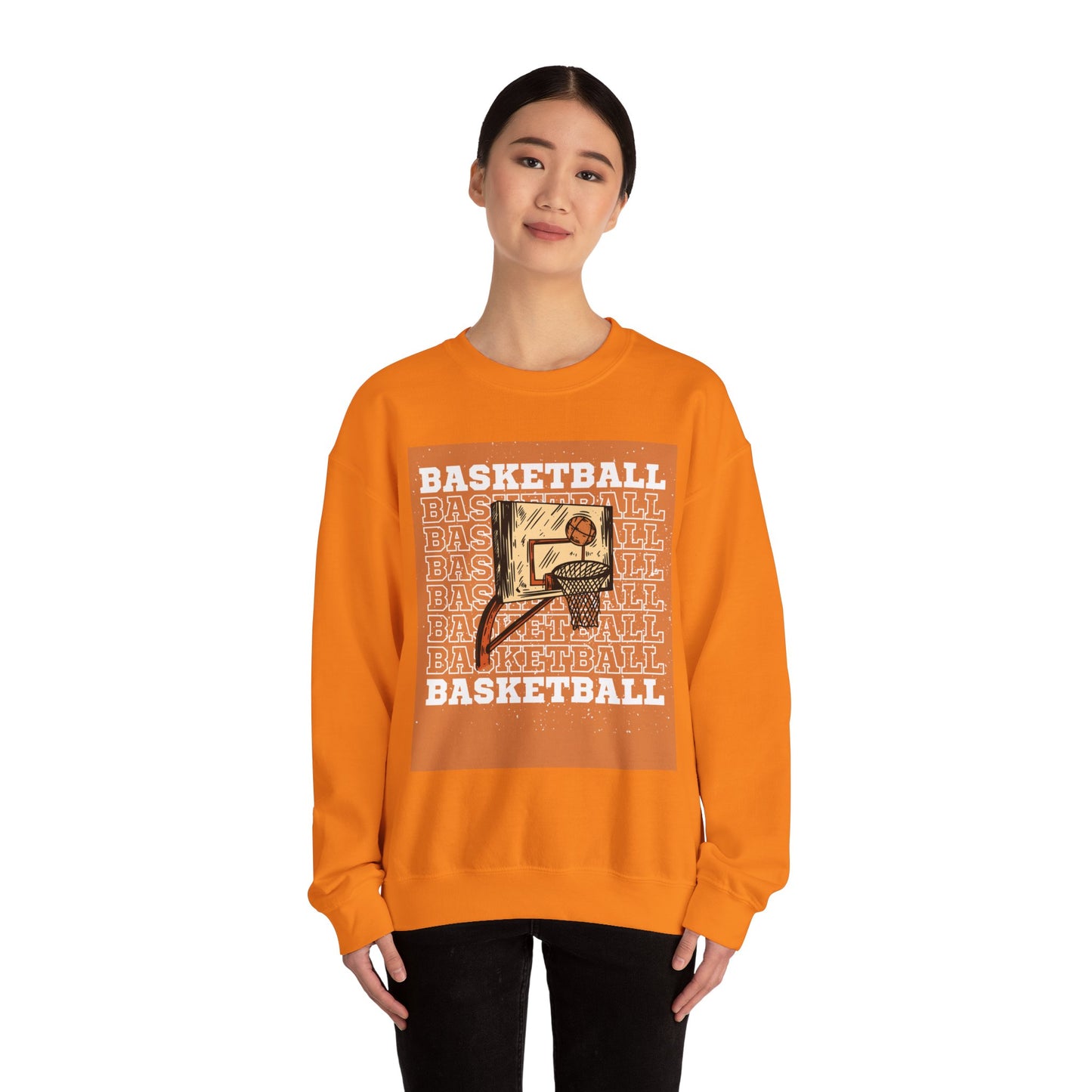 ‘Basketball’ Unisex Heavy Blend™ Crewneck Sweatshirt